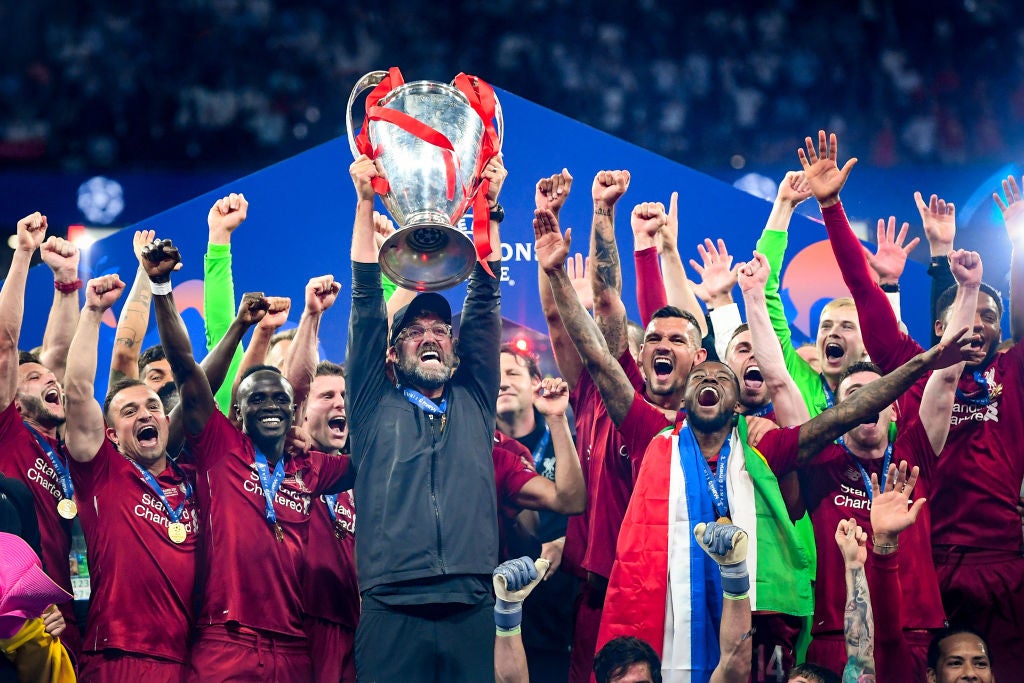 Klopp’s Liverpool won their only Champions League before lifting the Premier League
