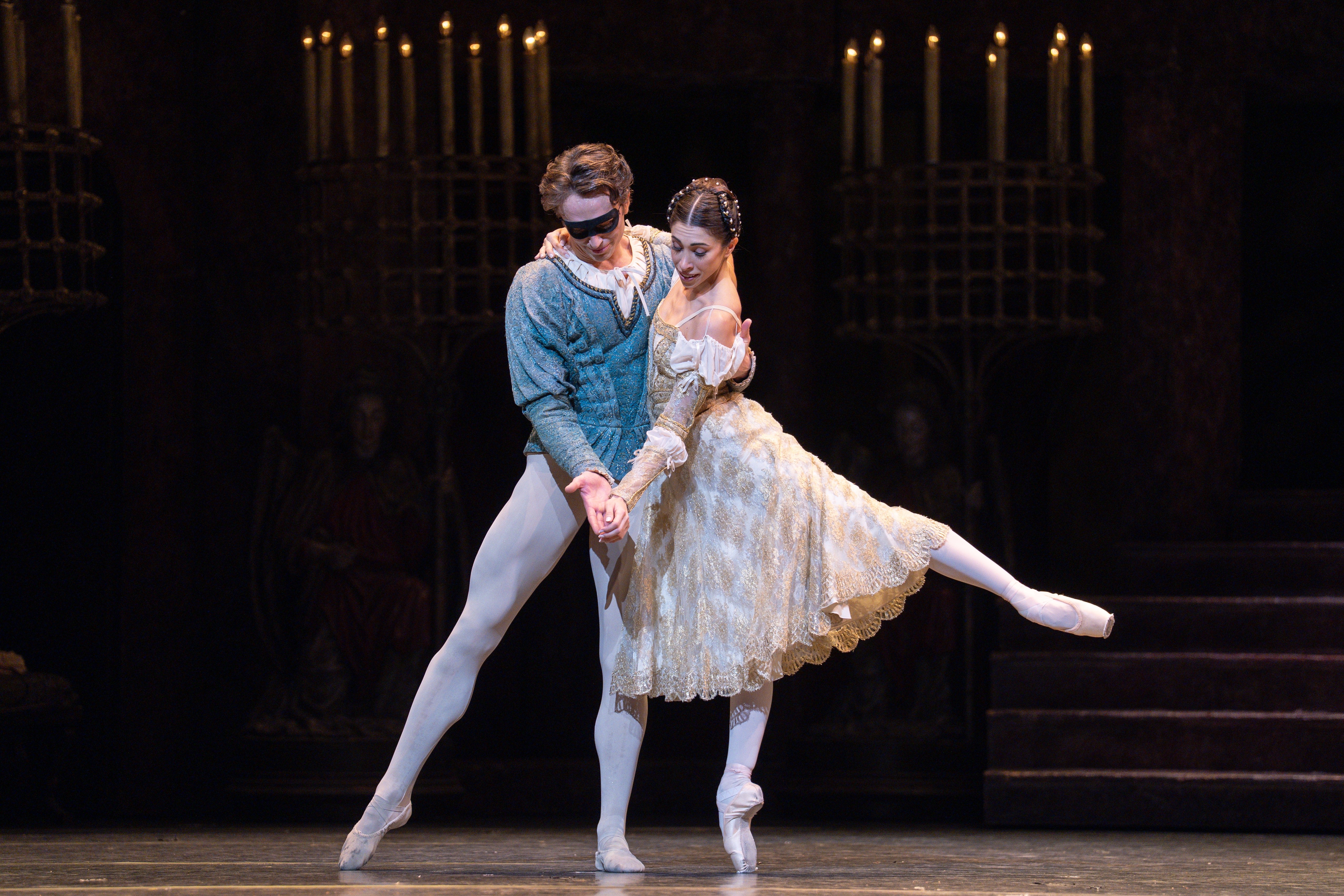 Matthew Ball as Romeo and Yasmine Naghdi as Juliet in the Royal Ballet's 'Romeo and Juliet'