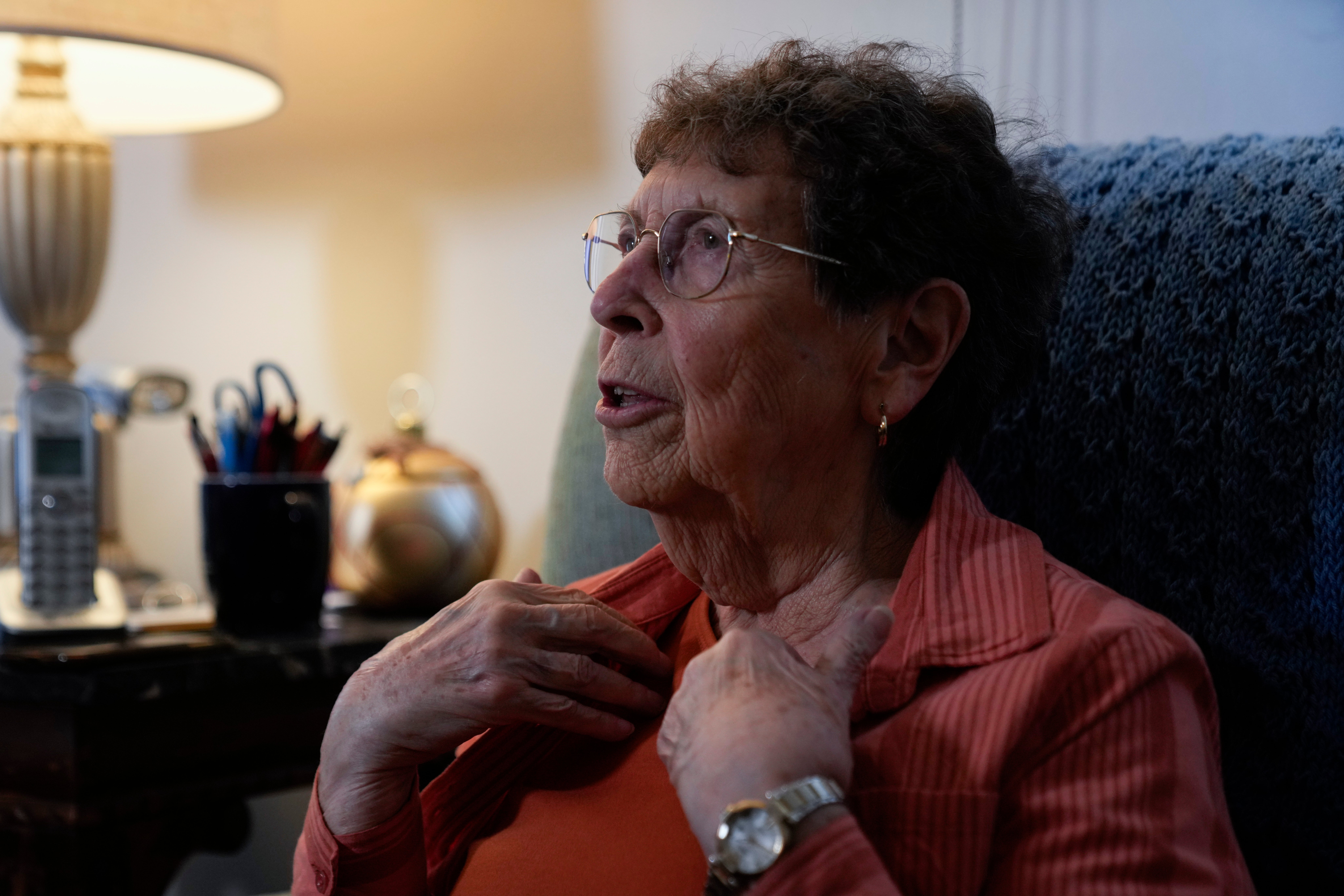 Sister JoAnn Persch, 90, a nun with the Sisters of Mercy, talks about her time helping immigrant families and asylum seekers