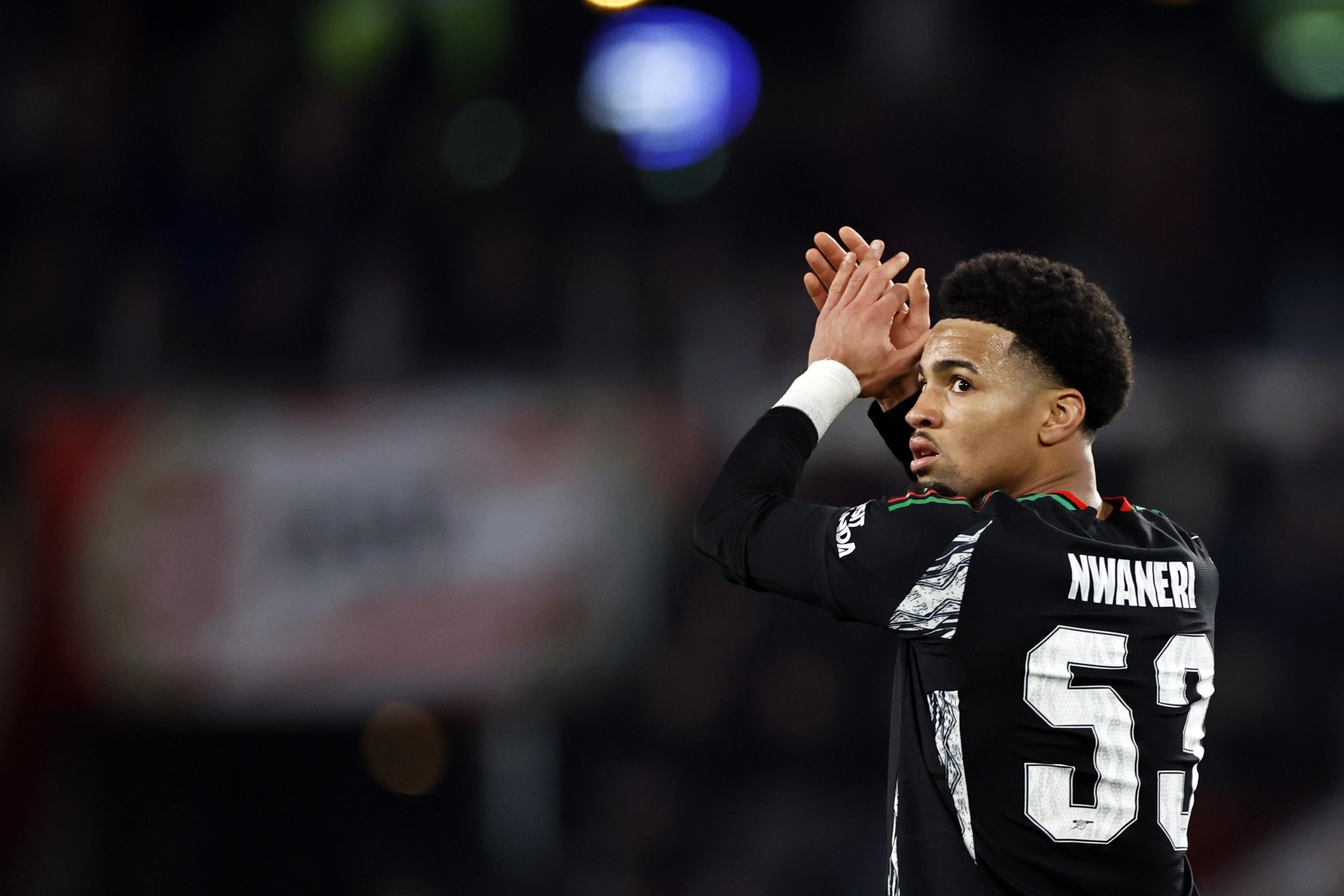 ‘Unbelievable’ Ethan Nwaneri dazzles for Arsenal to leave surprise question over future