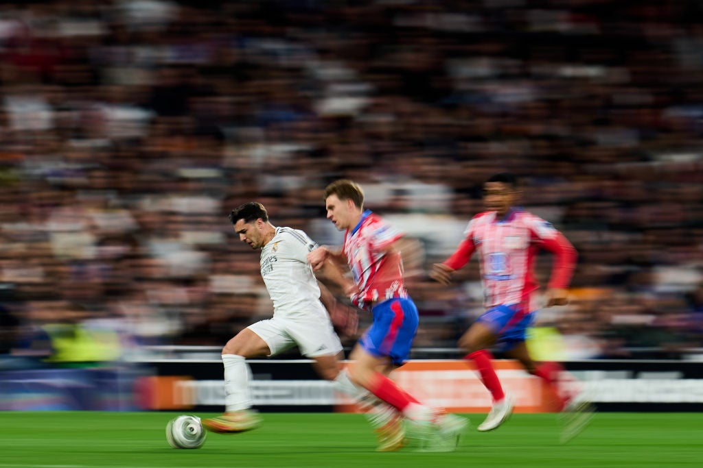 Brahim Diaz scored the winner in the first leg of Real Madrid's last-16 tie with local rivals Atletico