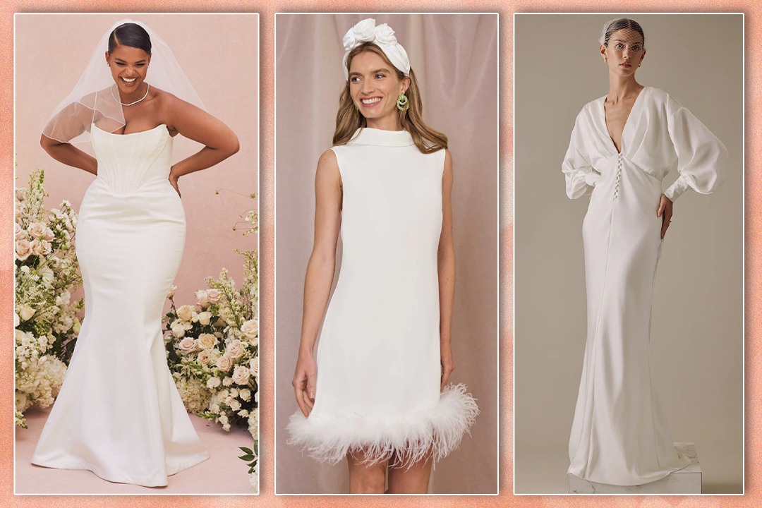 From traditional gowns to fun new styles, thrifty brides now have plenty of options