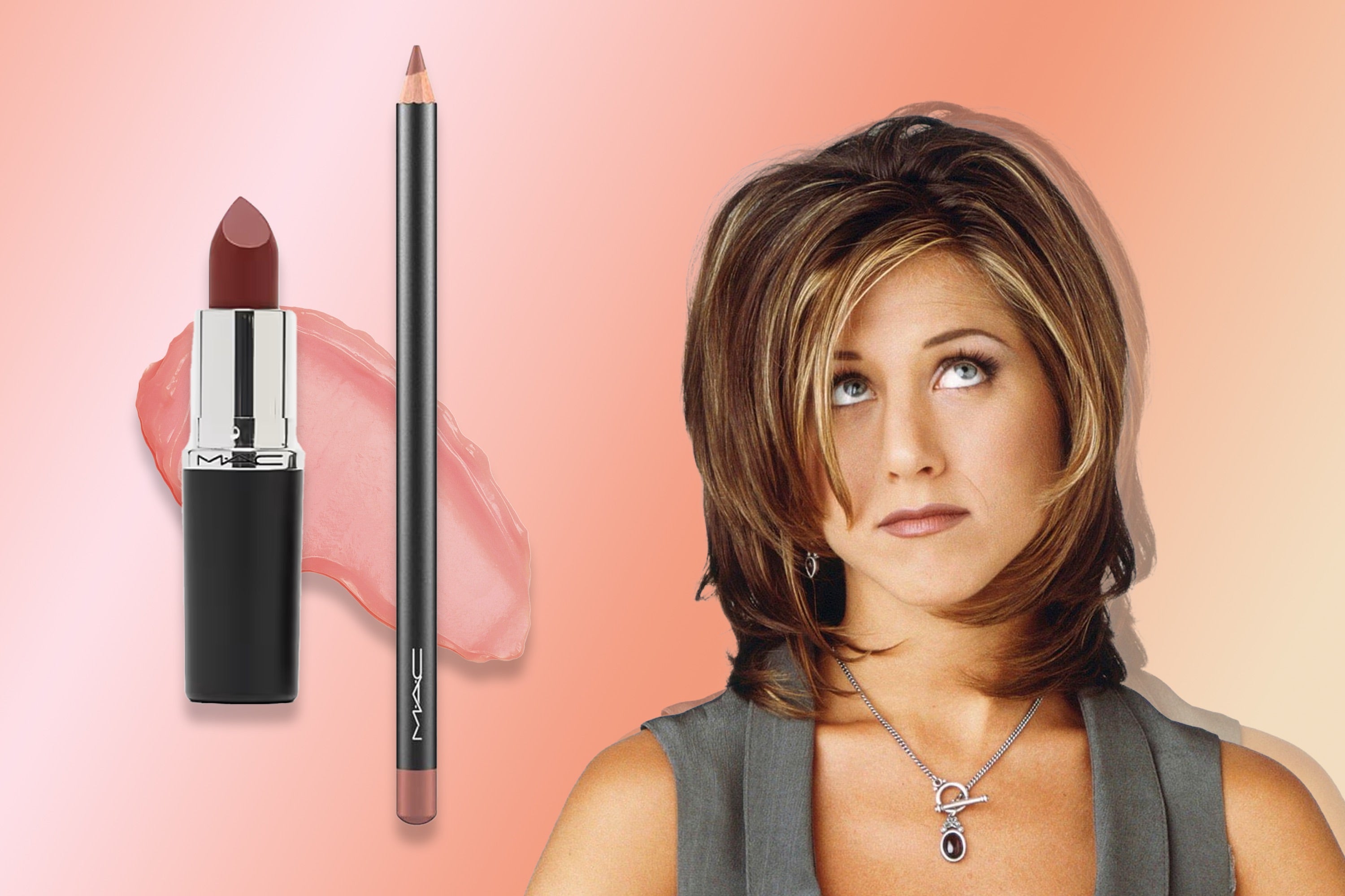 Nineties-style make-up was a staple for Jennifer Aniston’s character in the sitcom