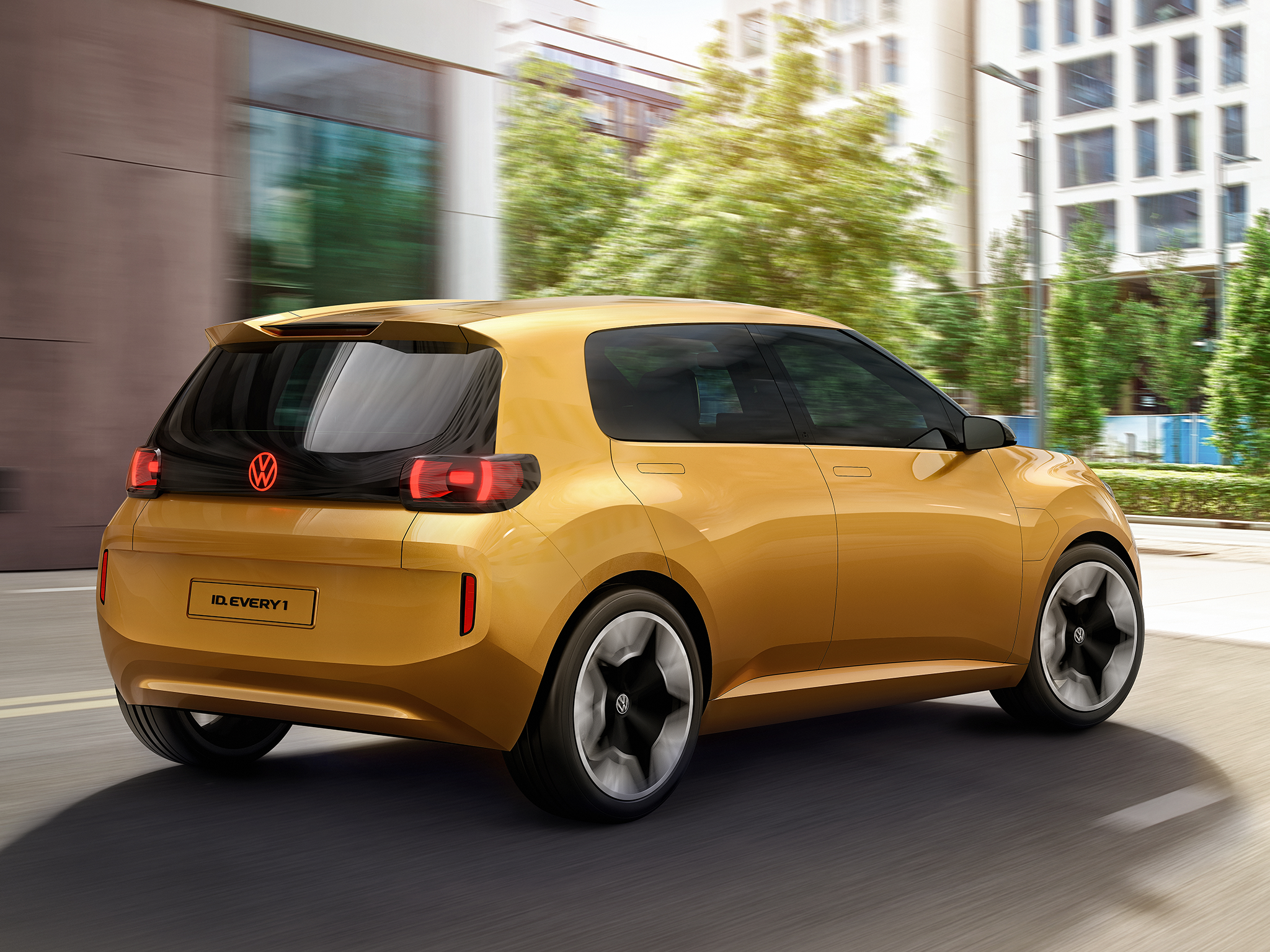 The ID.Every1 has space for four people and offers 305 litres of luggage space