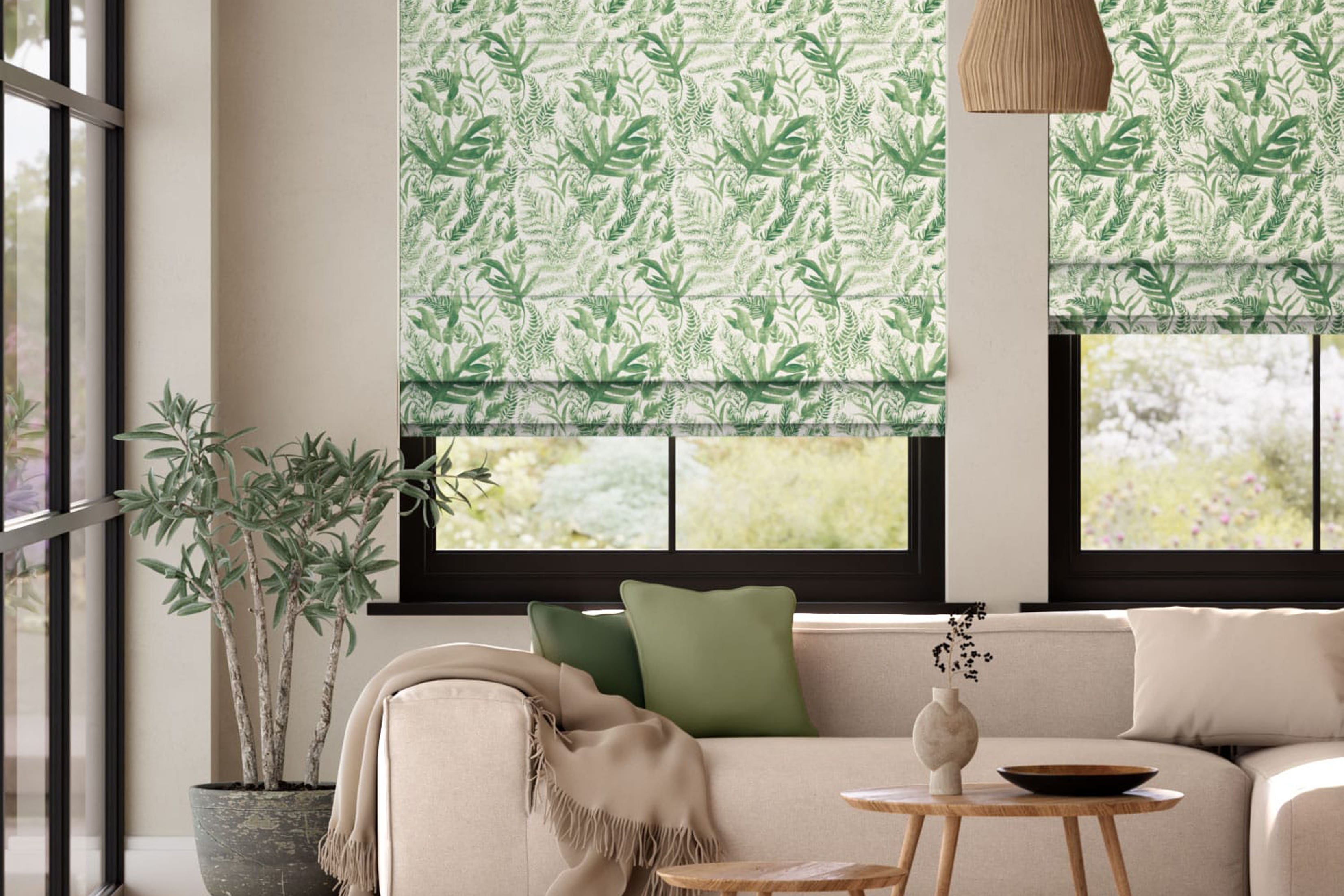 Go in a new style direction this spring with fresh green hues (Blinds 2go/PA)
