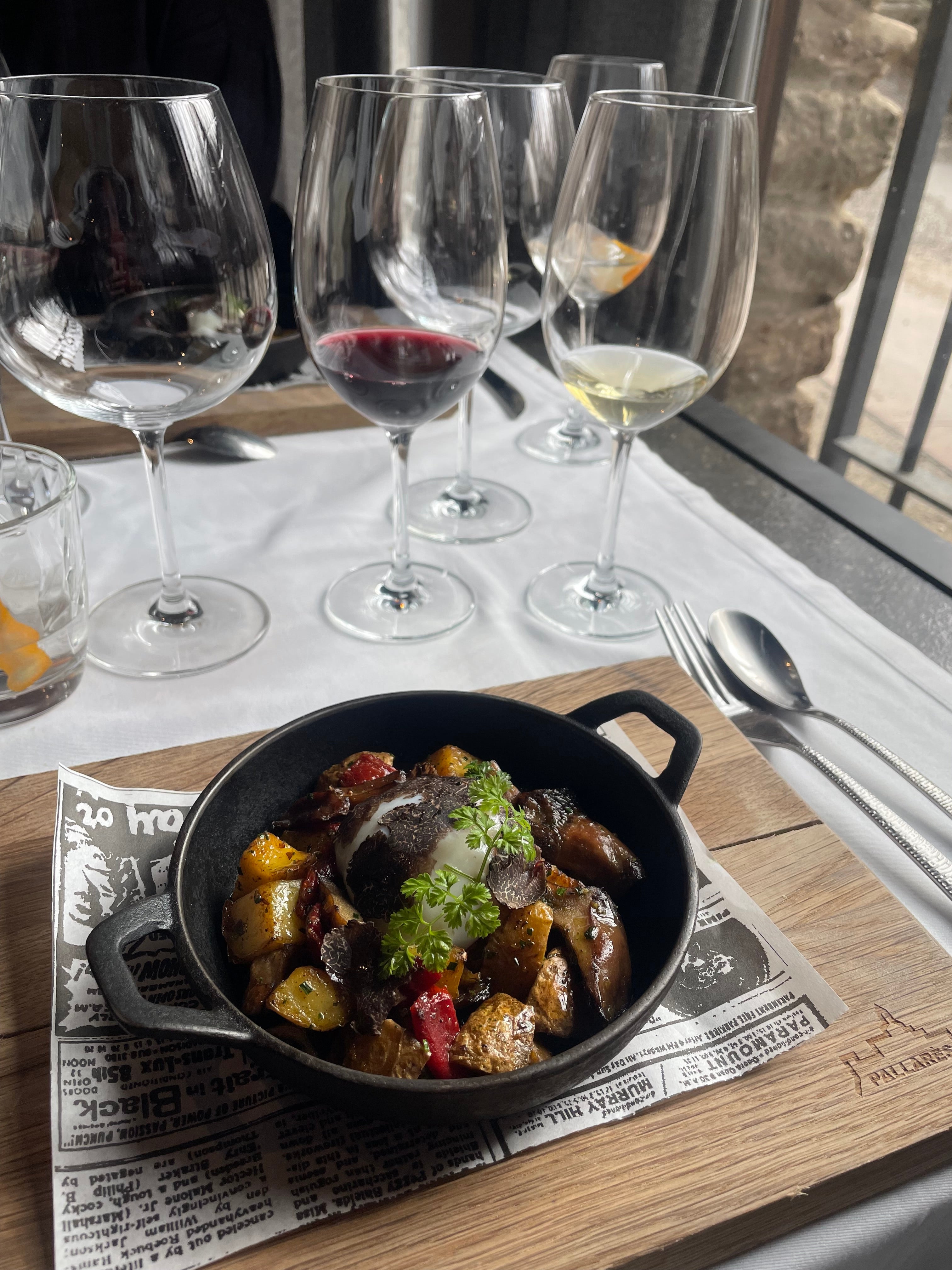 Truffles are prominent on the menu at Mare de la Font