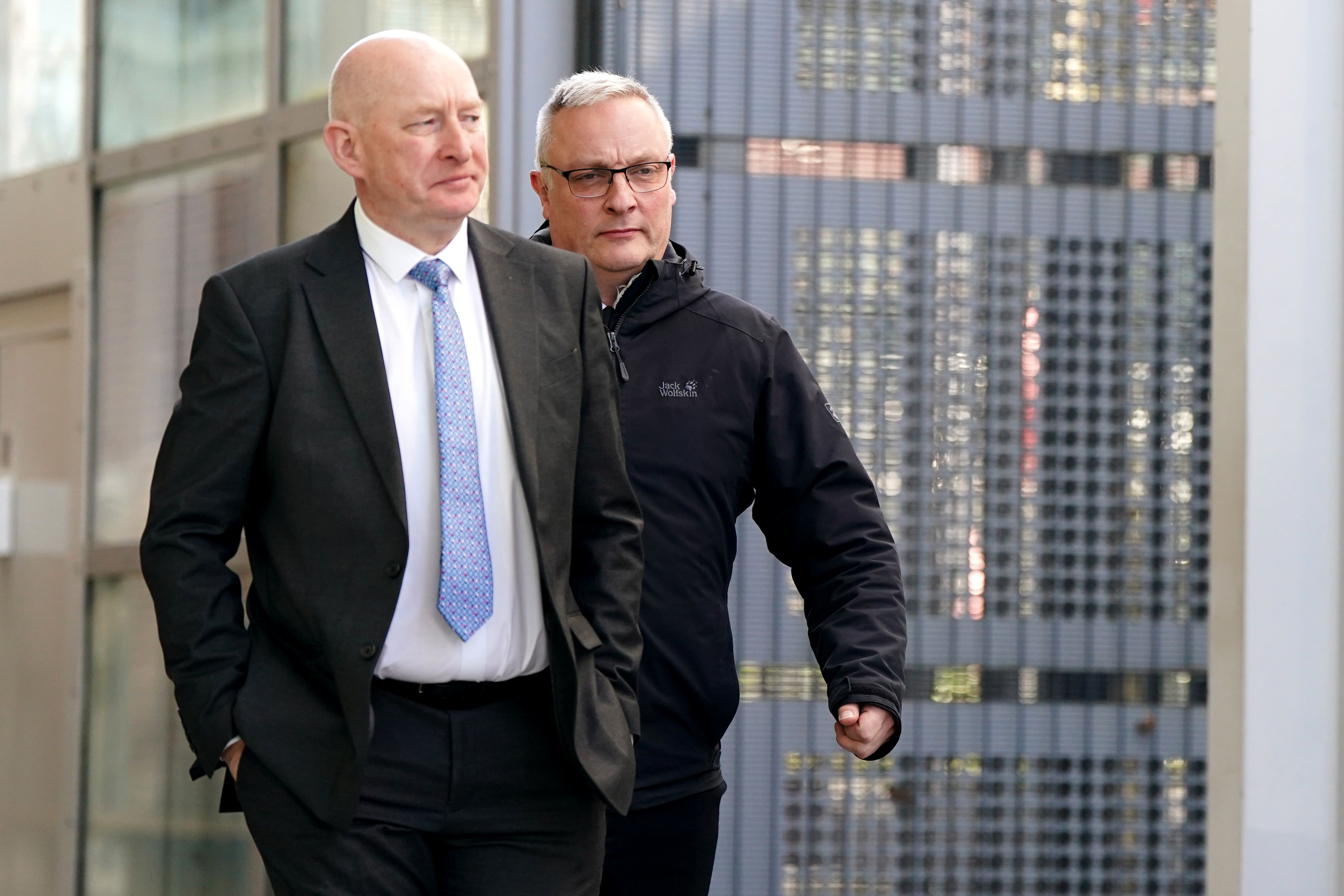 Pc Stephen Evans (right) denies the allegations that he assaulted a teenager (Ben Whitley/PA)