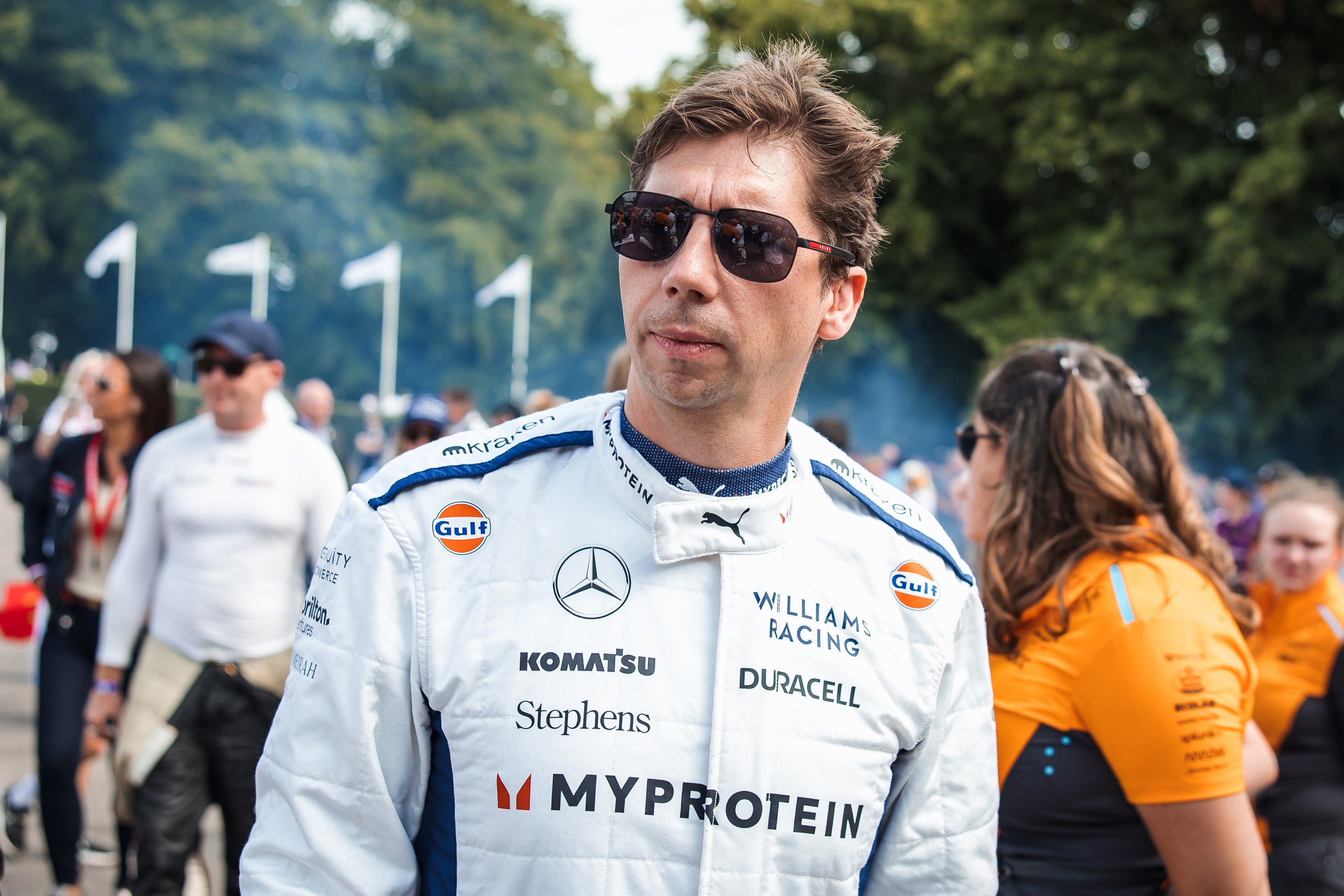 James Vowles (in Williams race gear at Goodwood last summer) is adamant that the former F1 giants will return to the top of the sport