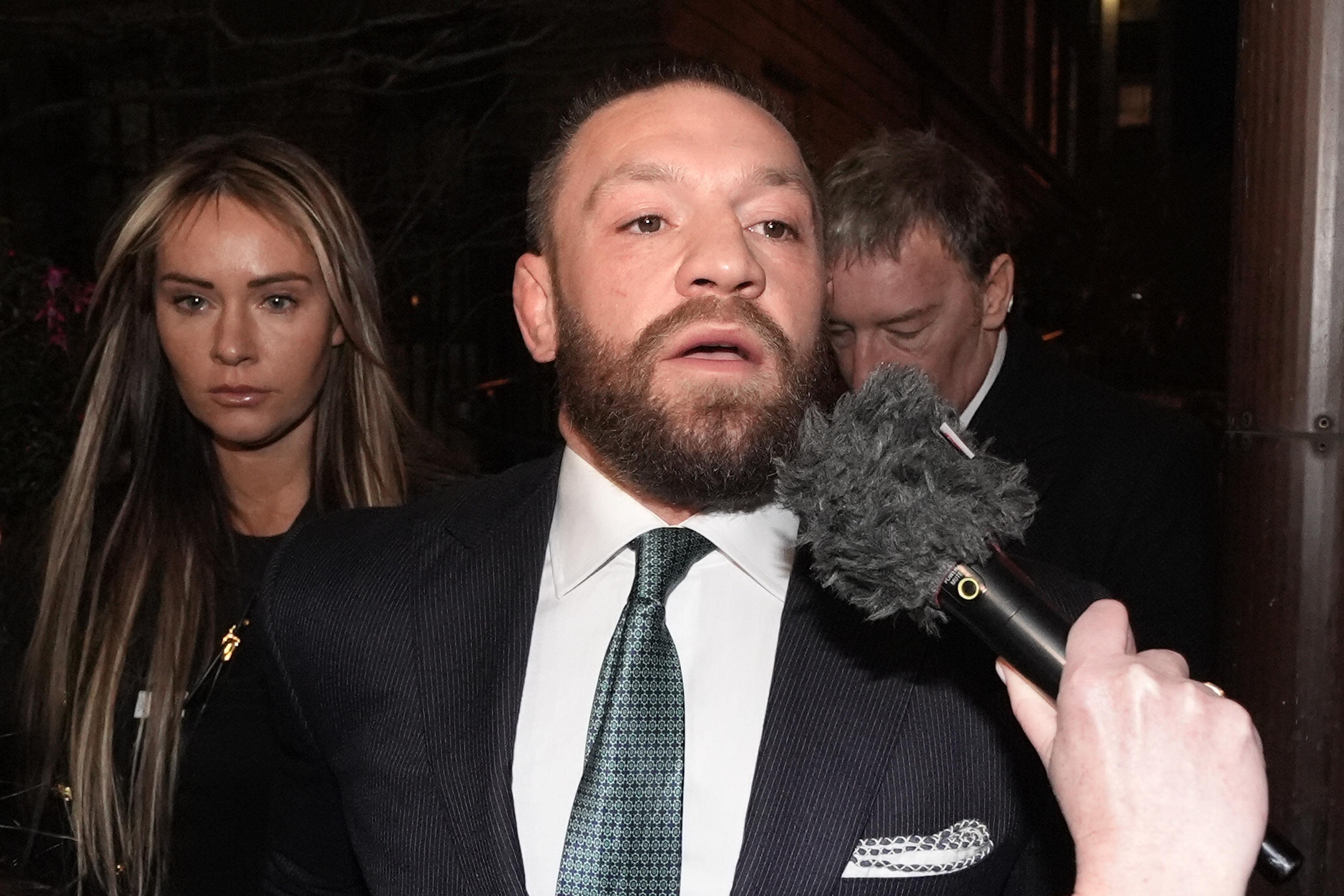 Conor McGregor has been at the centre of controversy after being embroiled in a civil rape case (Brian Lawless/PA)