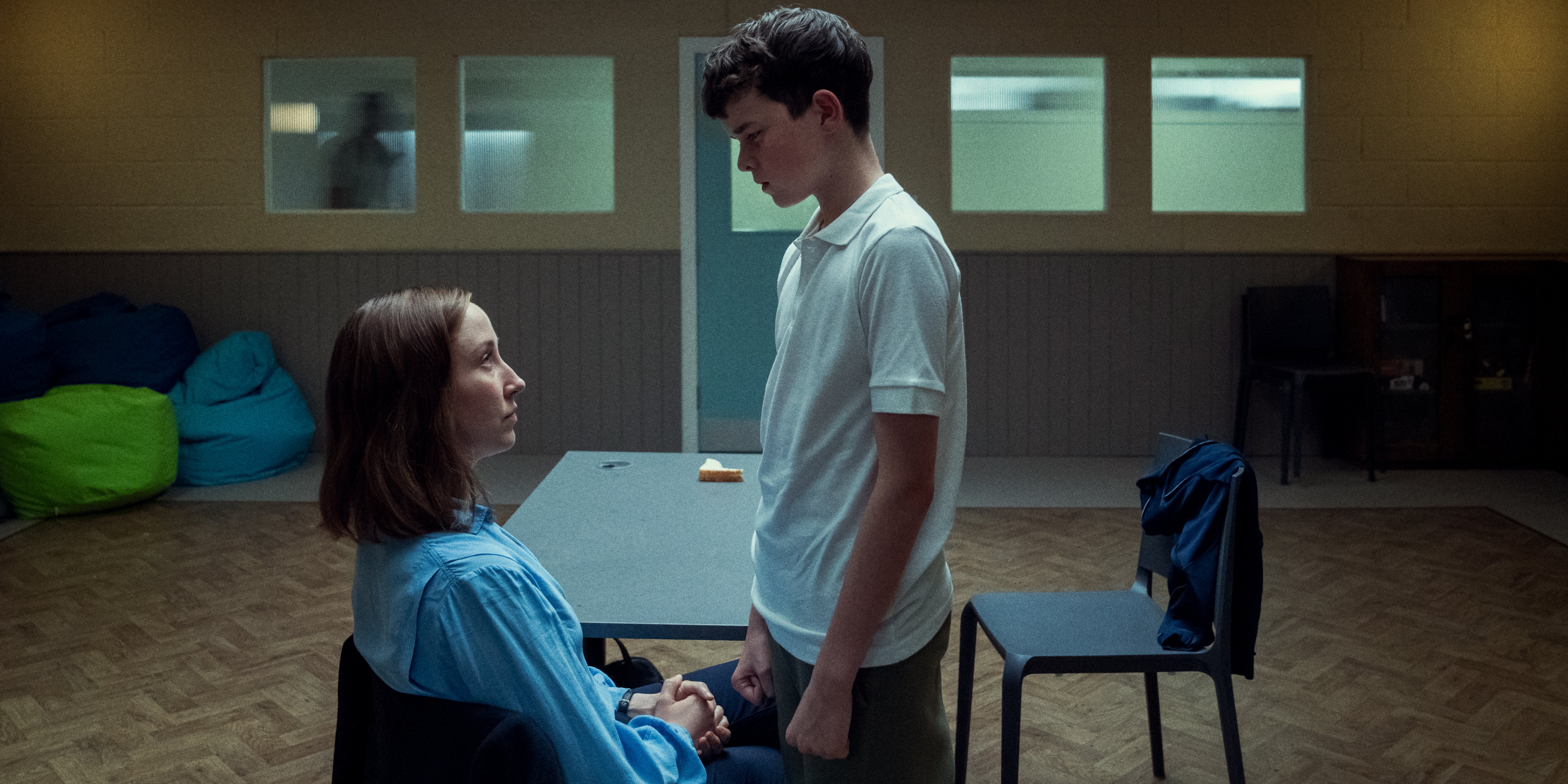 Erin Doherty and Owen Cooper in the Netflix drama ‘Adolescence’