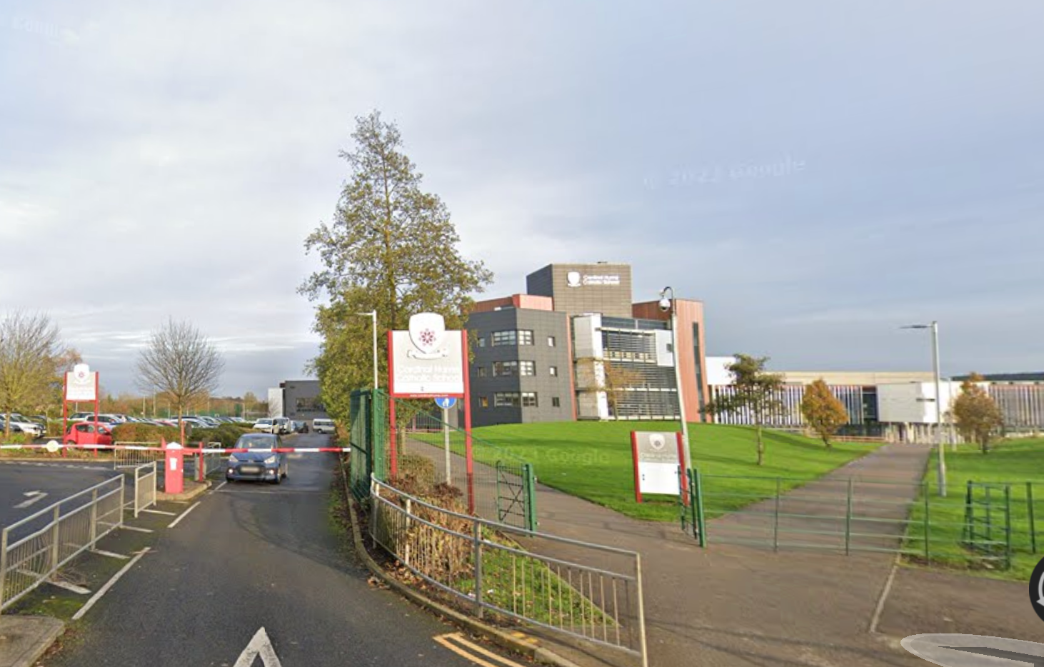 Cardinal Hume School in Gateshead was put in voluntary lockdown following the email
