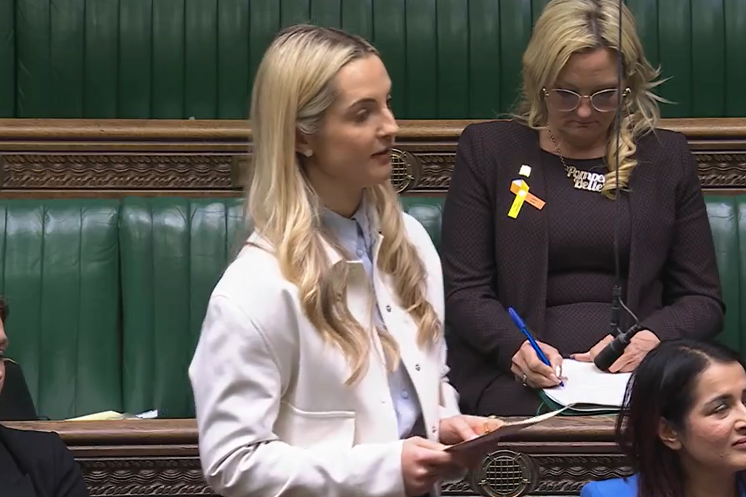 Labour MP Rosie Wrighting addresses the House of Commons (UK Parliament/House of Commons/PA)