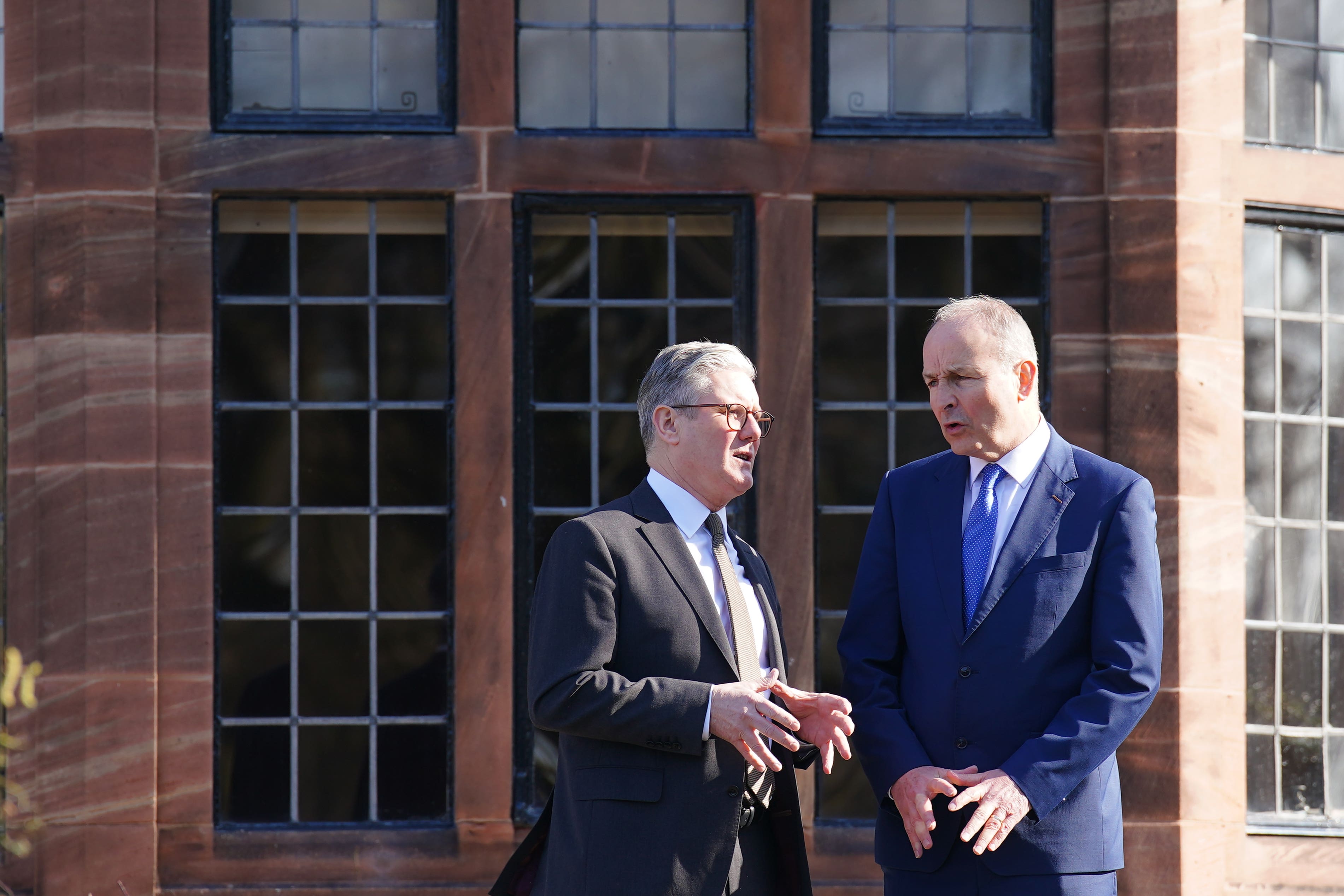 Prime Minister Sir Keir Starmer spoke to Taoiseach Micheal Martin (Peter Byrne/PA)