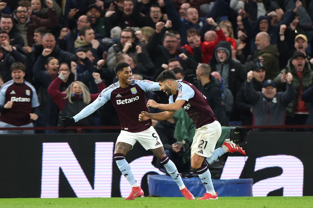 Marcus Rashford a Marco Asensio přidali novou dimenzi k útoku Villa