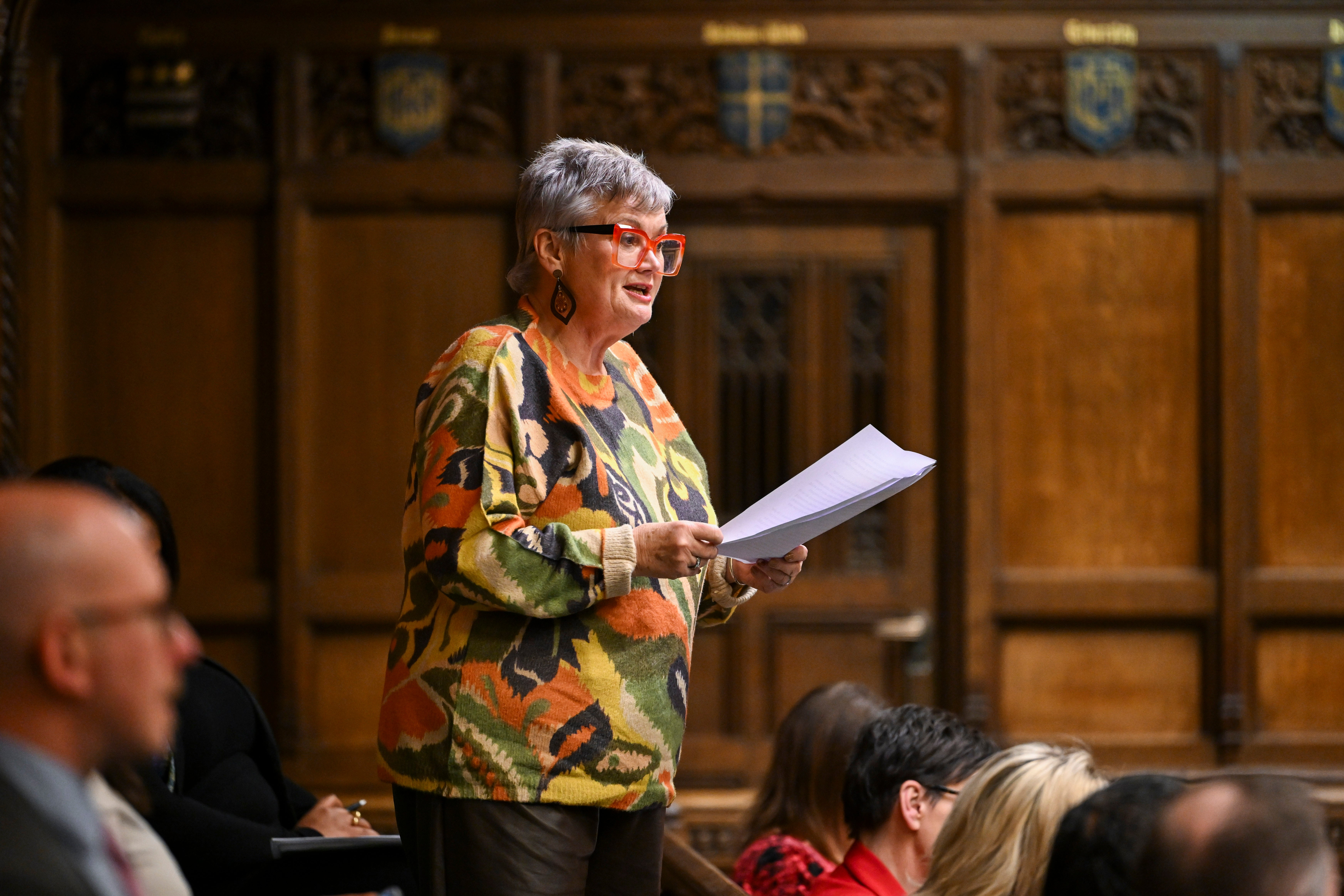 Carolyn Harris was a size 24 and weighed 19 stone when she started taking Mounjaro in October - she is now 11 stone