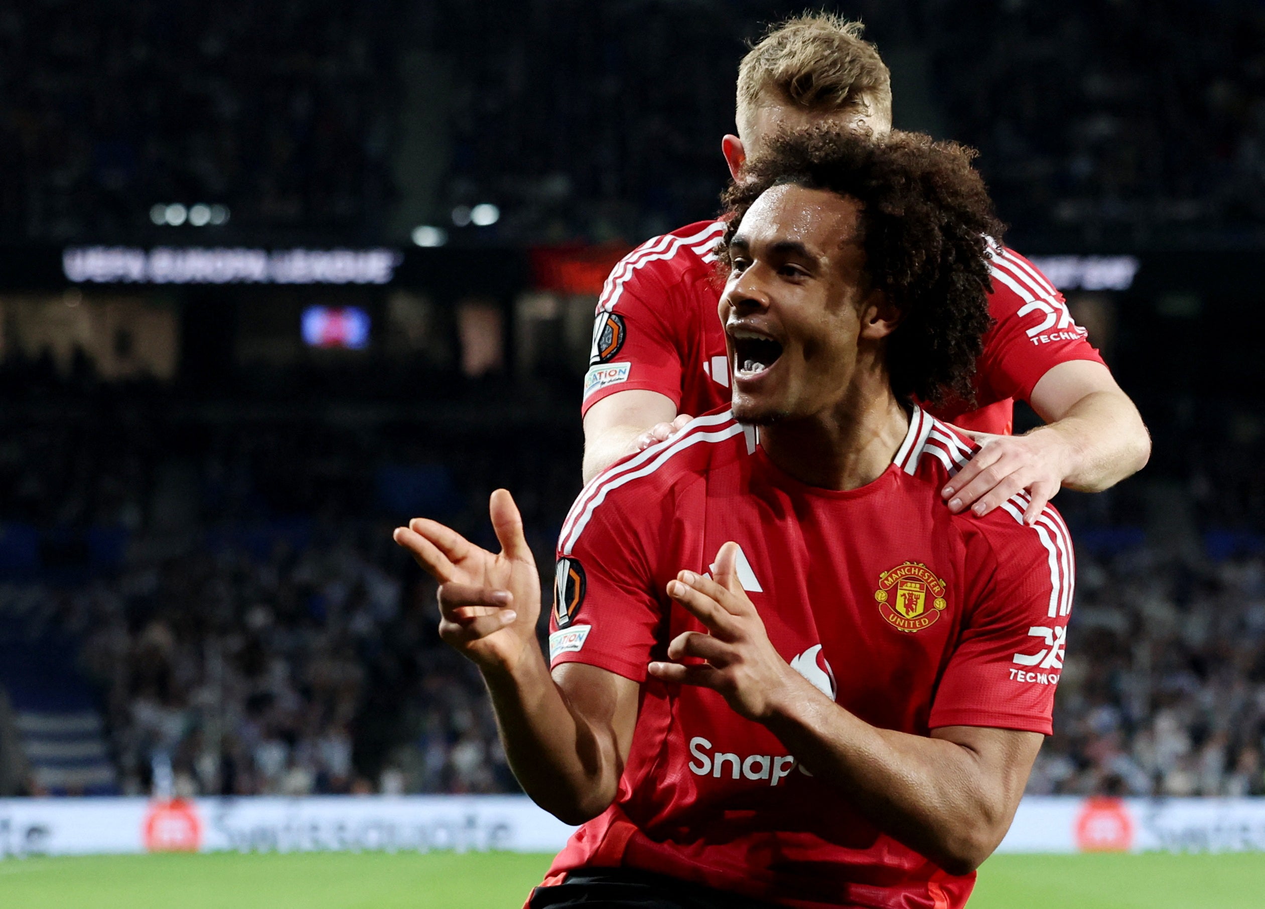 Joshua Zirkzee fired Man United into the lead