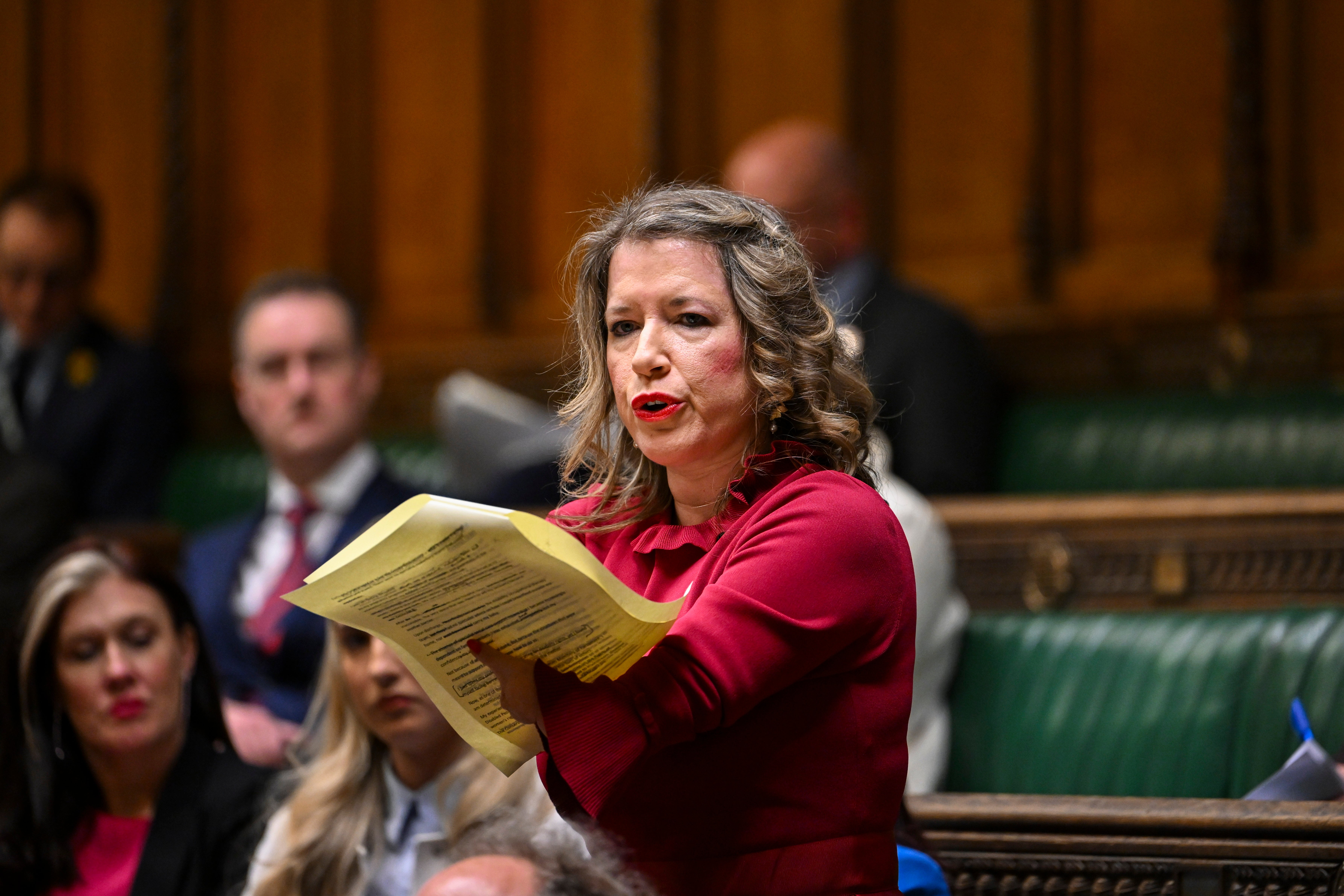 Dr Marie Tidball made a forceful intervention in the Commons