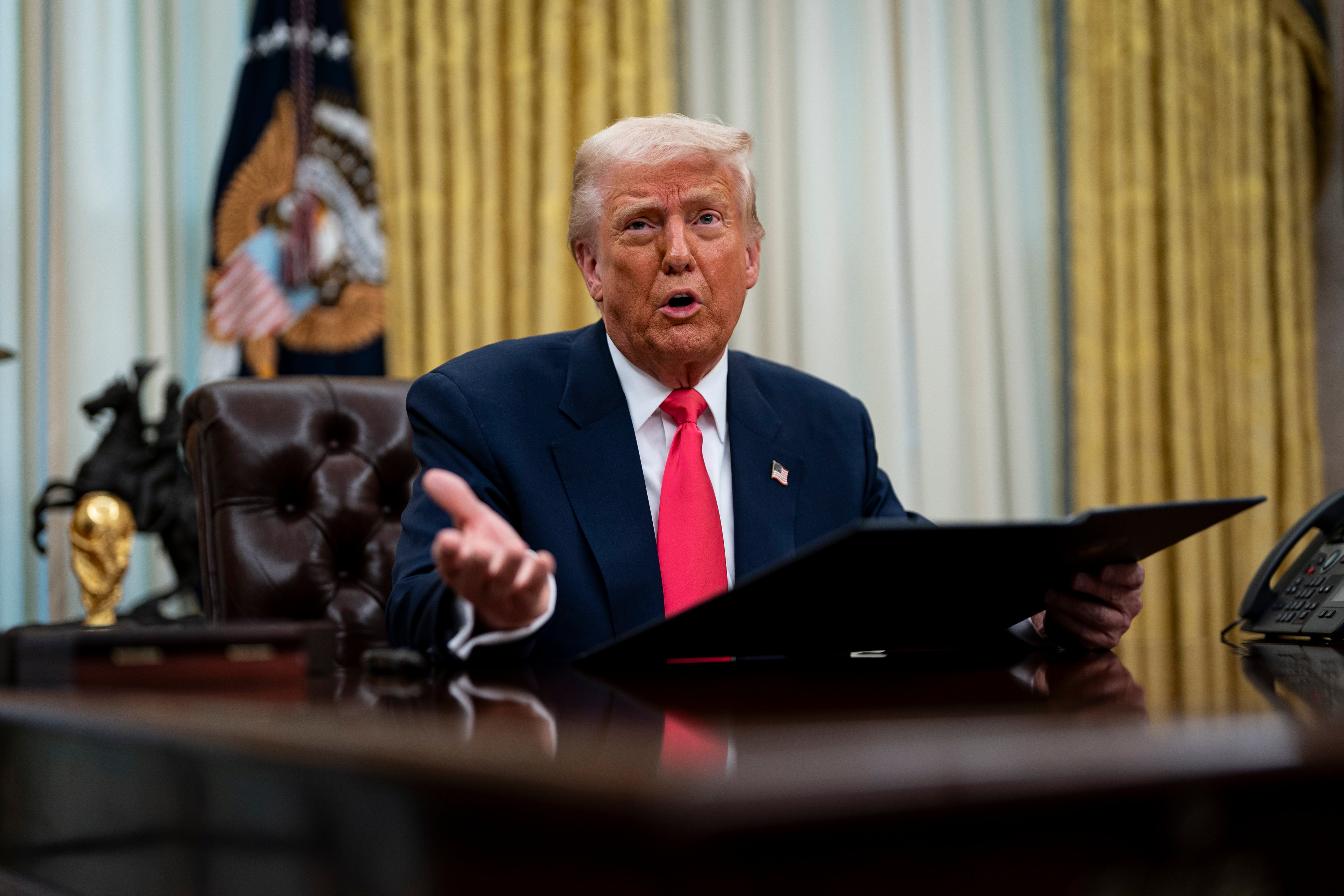 Donald Trump is ‘very encouraged’ by Ukraine’s actions since his White House clash with Volodymyr Zelensky