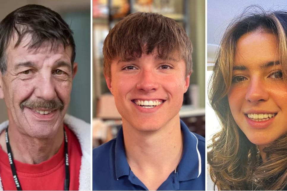 Valdo Calocane killed 19-year-old students Barnaby Webber and Grace O’Malley-Kumar and 65-year-old caretaker Ian Coates (Nottinghamshire Police/PA)