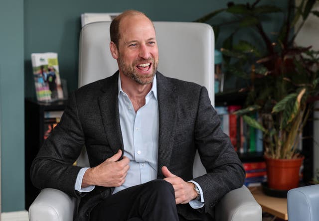 <p>Prince William spoke to NHS staff about the impact of their work five years on from the pandemic</p>