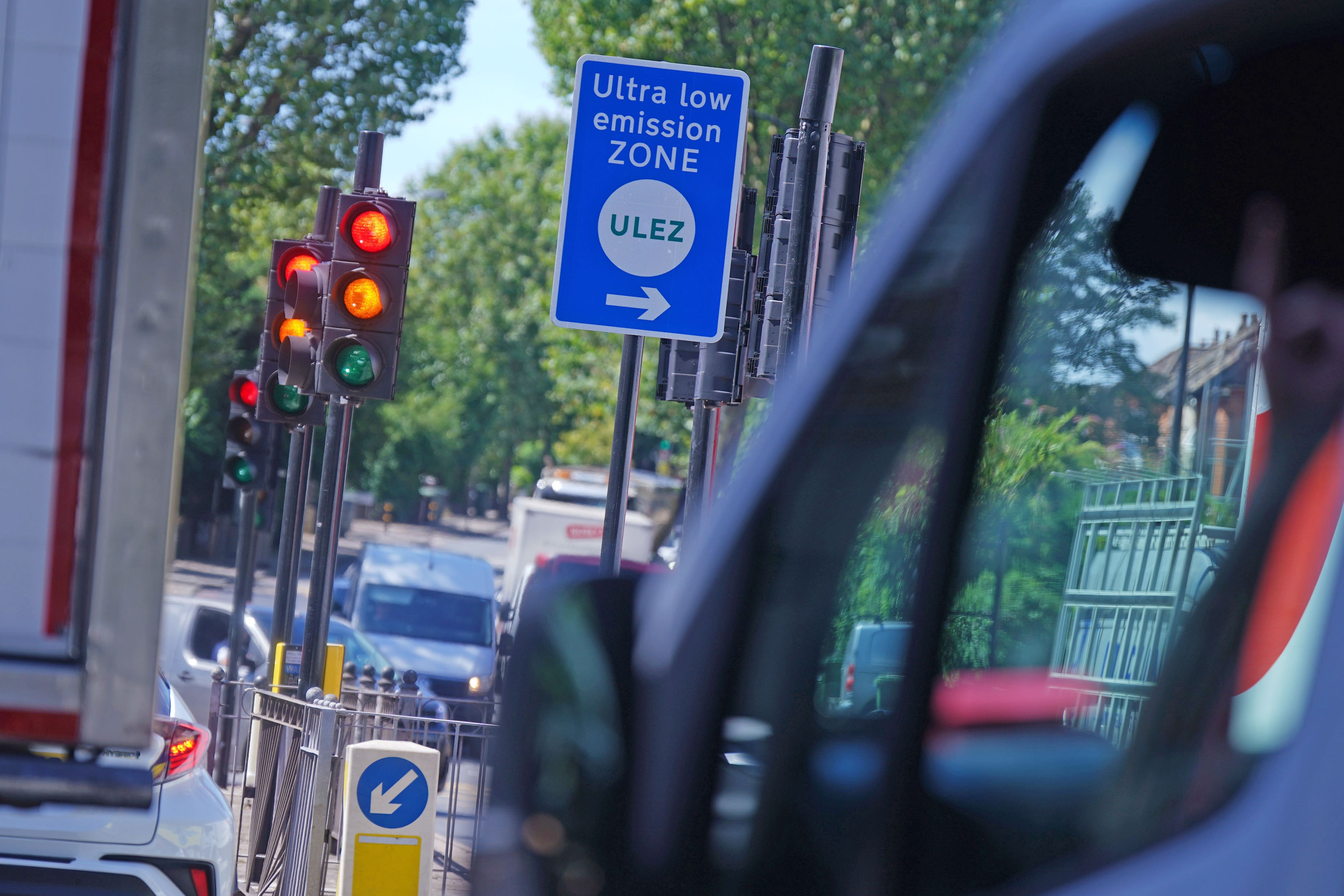 Drivers have been handed nearly £415 million in fines for non-payment of Ulez fees since the scheme expanded (Yui Mok/PA)