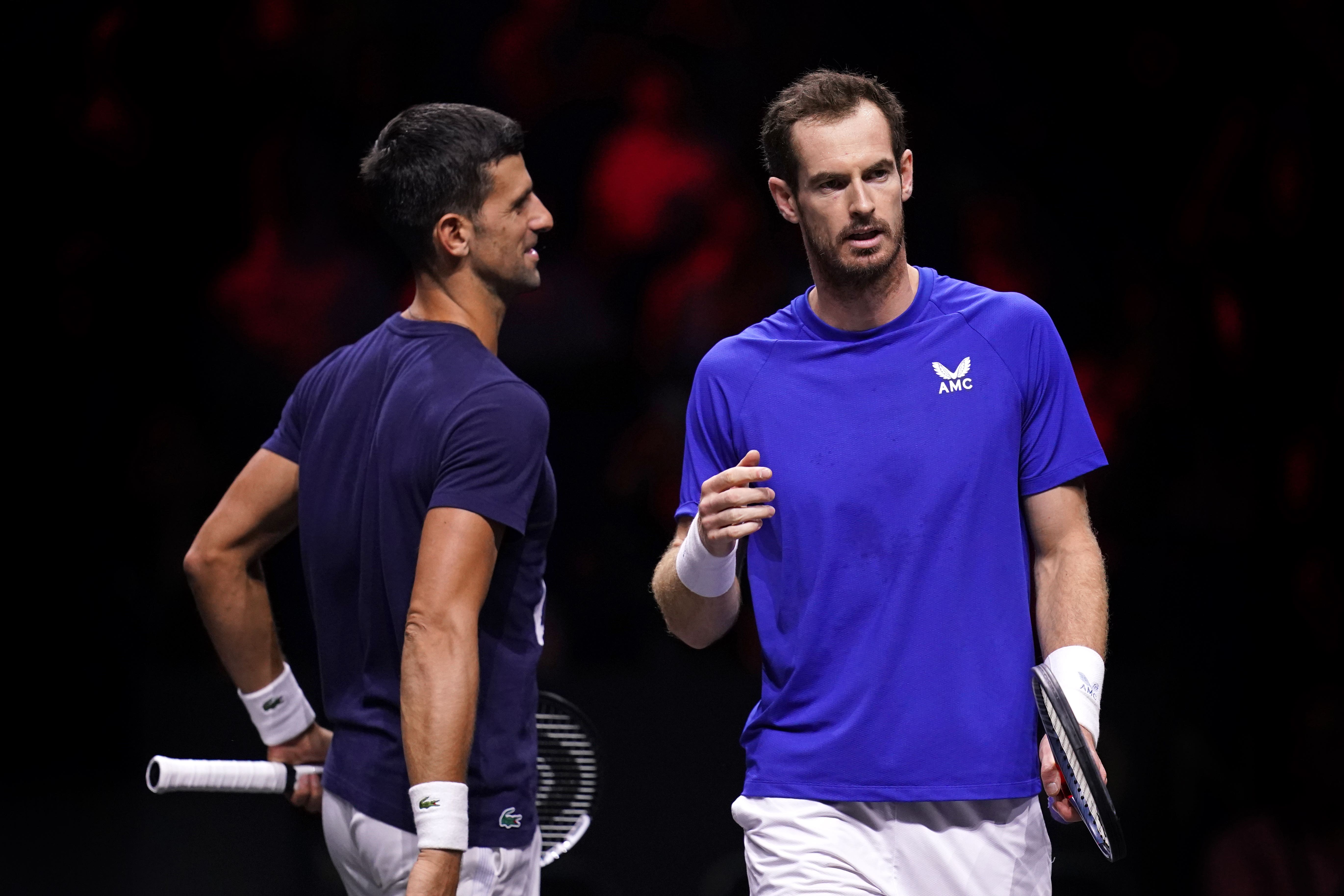 Novak Djokovic hopes Andy Murray partnership continues through to Wimbledon