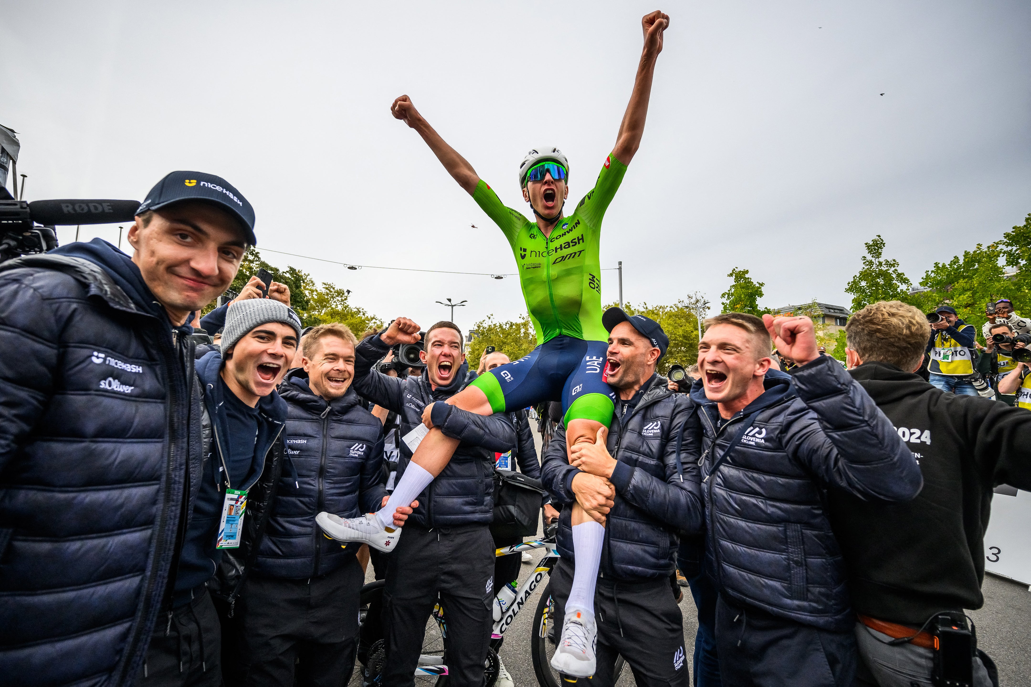 Pogacar's dominant display in the World Championships last September capped off a brilliant and historic year for the Slovenian