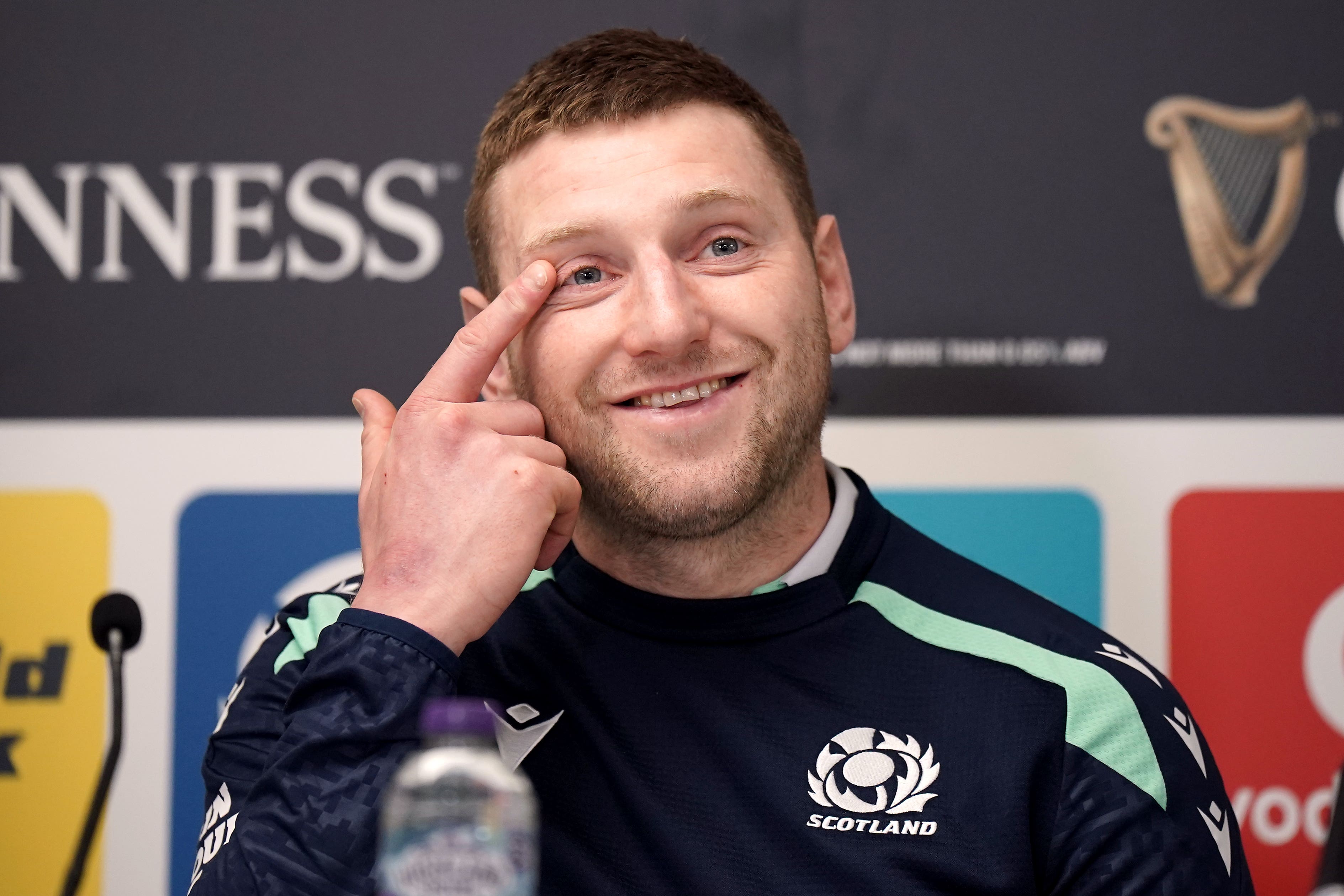 Scotland co-captain Finn Russell speaks ahead of Saturday’s clash with Wales (Jane Barlow/PA)