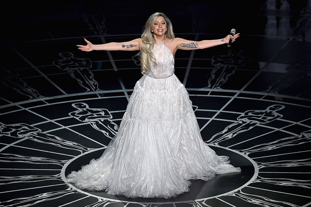 Lady Gaga performs in 2015
