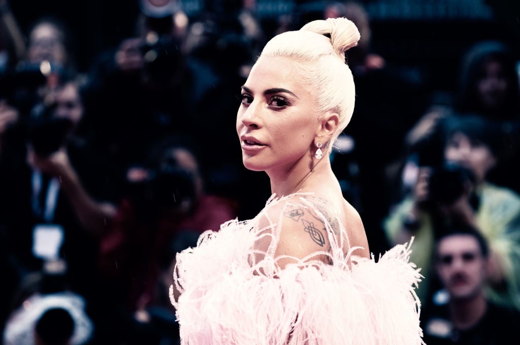 Lady Gaga at the Venice premiere of 'A Star Is Born' in 2018