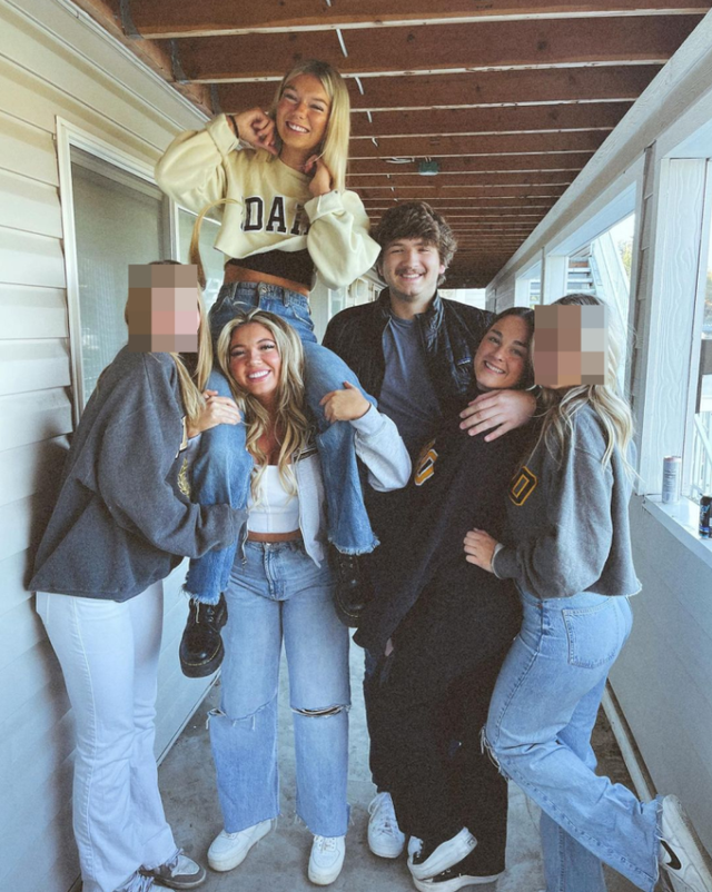 <p>From left: Dylan Mortensen, Kaylee Goncalves, Madison Mogen, Ethan Chapin, Xana Kernodle and Bethany Funke</p>