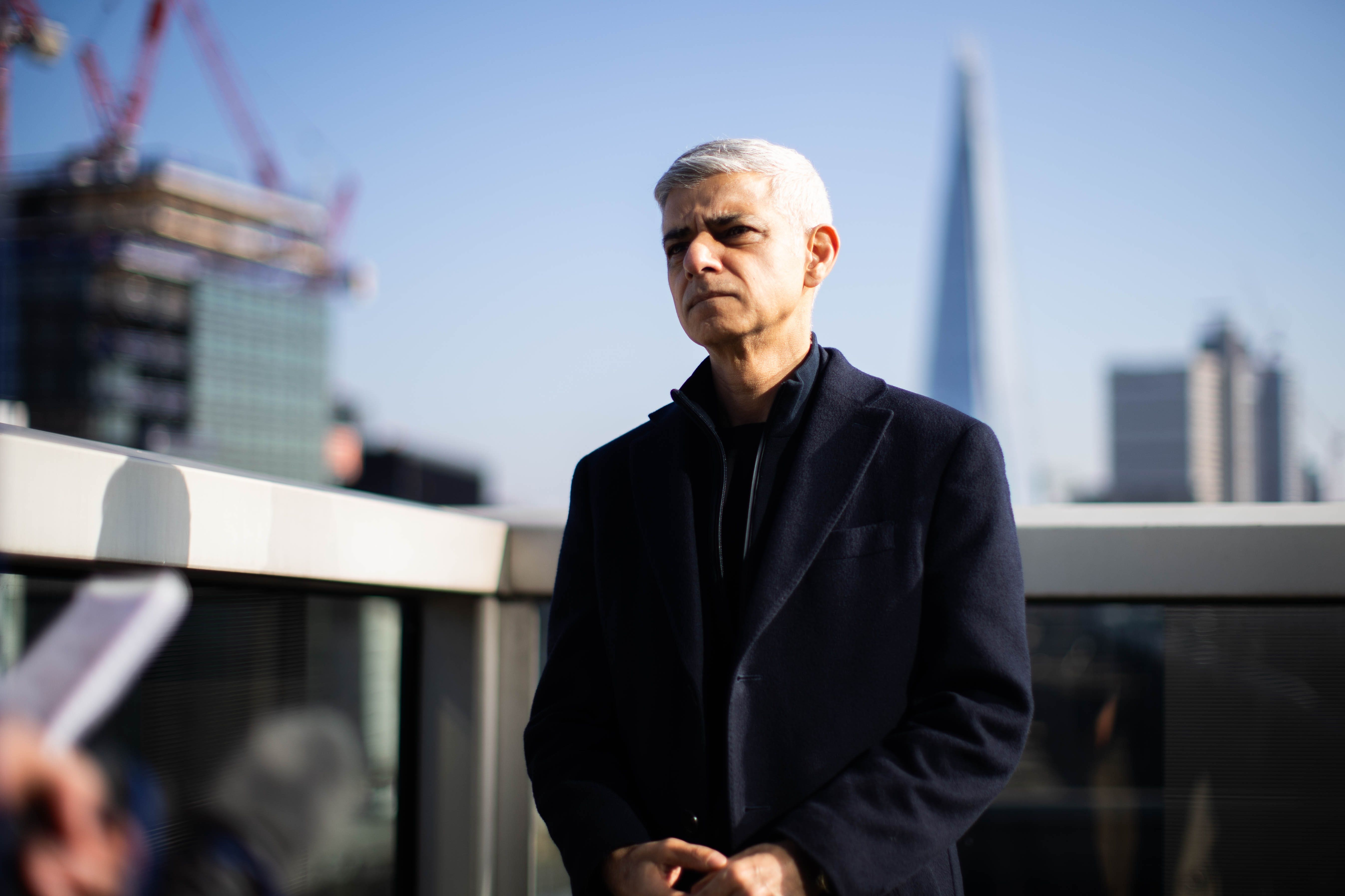Mayor of London Sir Sadiq Khan said the Ulez scheme is not about raising money (James Manning/PA)