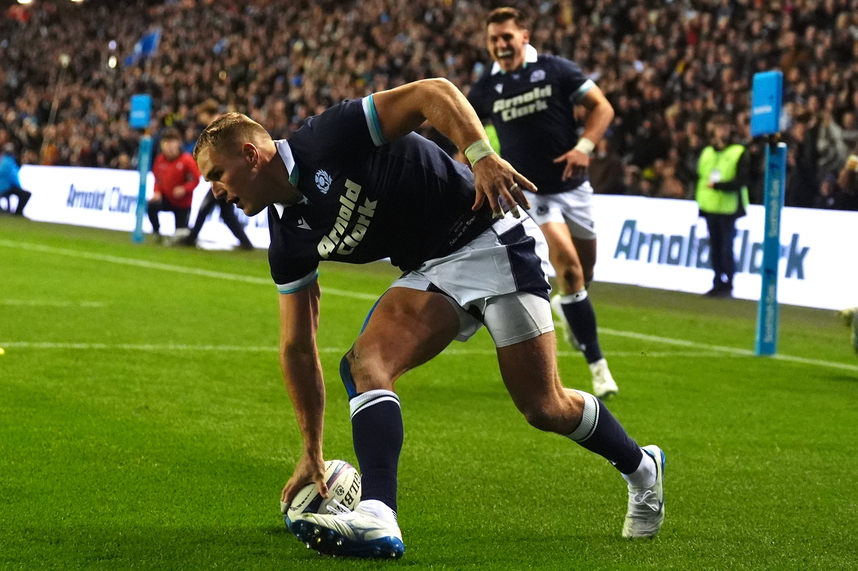 Duhan van der Merwe is Scotland’s record try-scorer