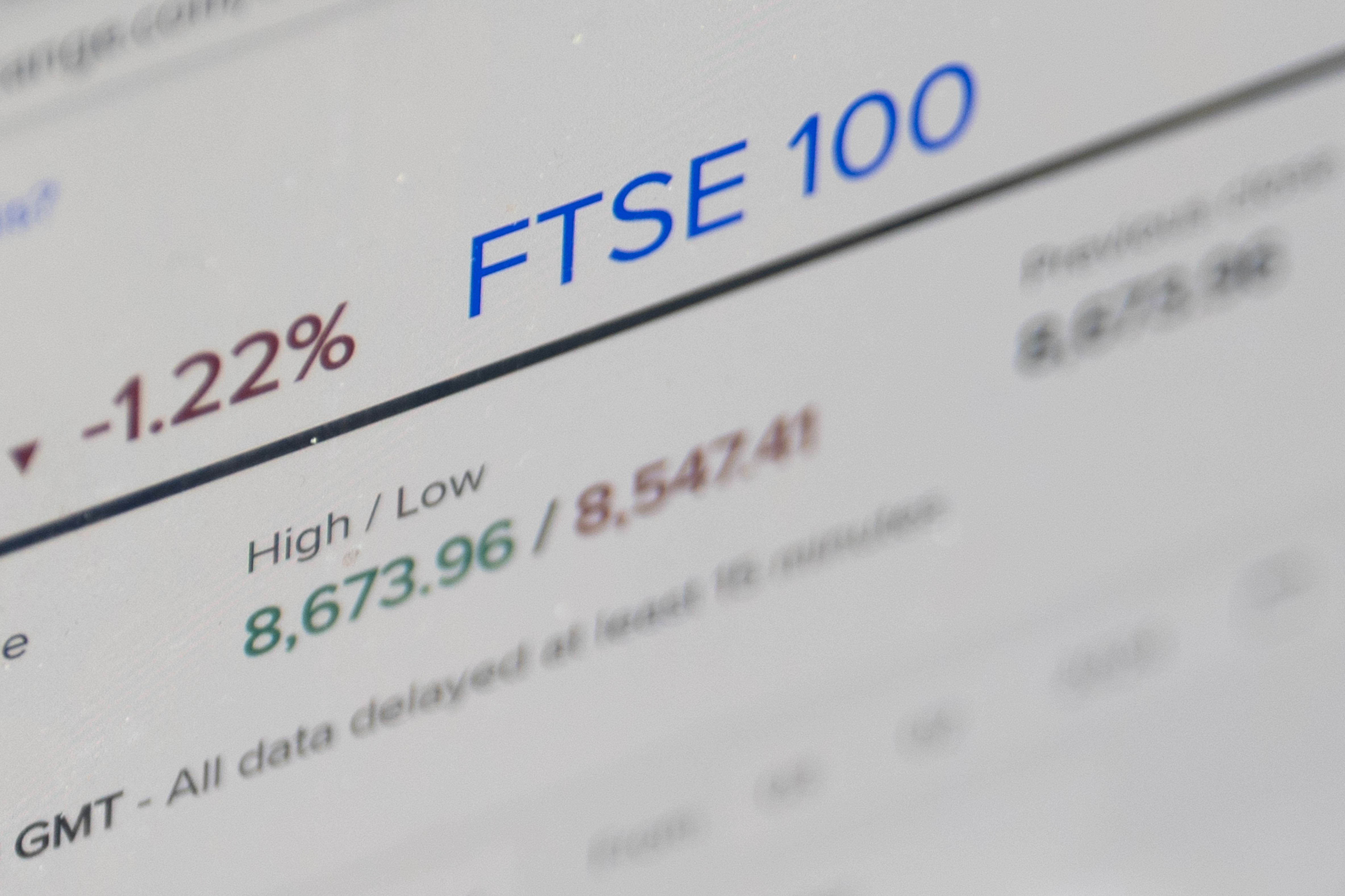 The FTSE 100 concluded a week of falls on Friday (Danny Lawson/PA)