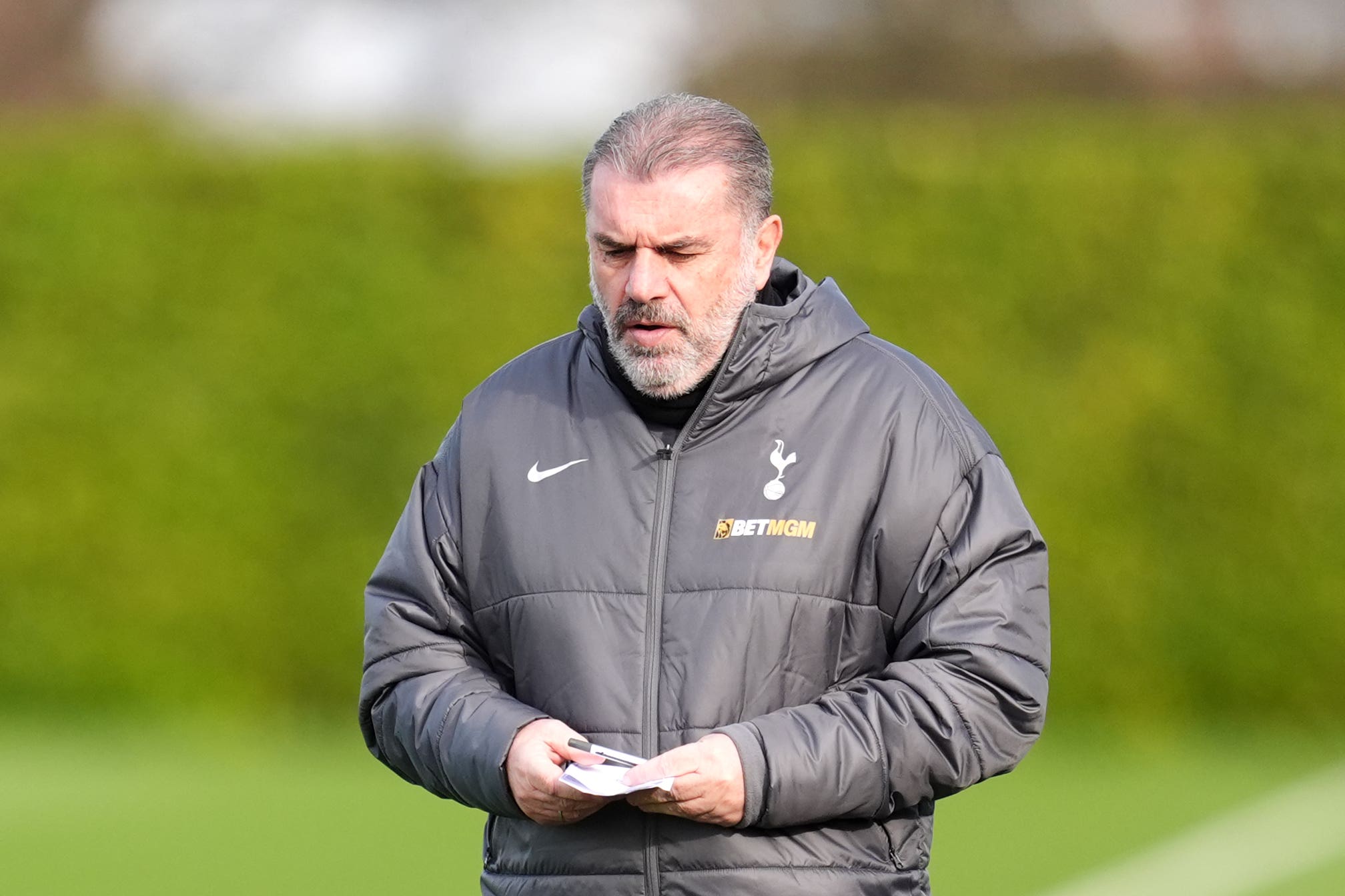 Ange Postecoglou wants Tottenham to focus on Sunday’s visit of Bournemouth (Adam Davy/PA)