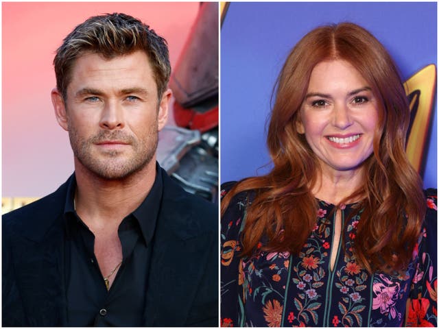 <p>Chris Hemsworth and Isla Fisher</p>