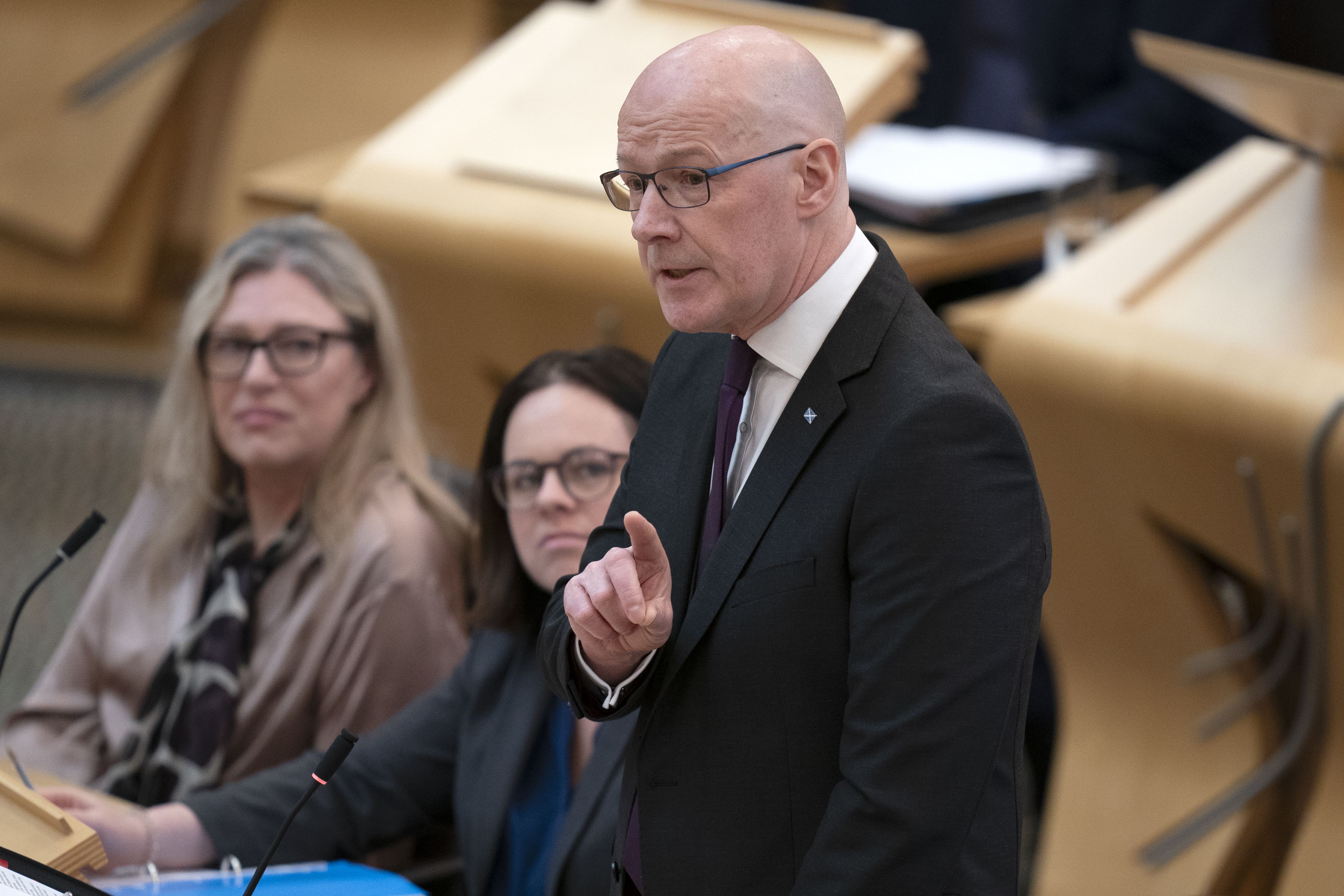 First Minister John Swinney spoke on a podcast (Jane Barlow/PA)