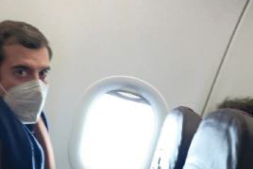 A surveillance image of Roman Dobrokhotov taken by the Russian spy ring. Mr Dobrokhotov says he is ‘lucky to be alive’ after being targeted by the group (Handout/PA)