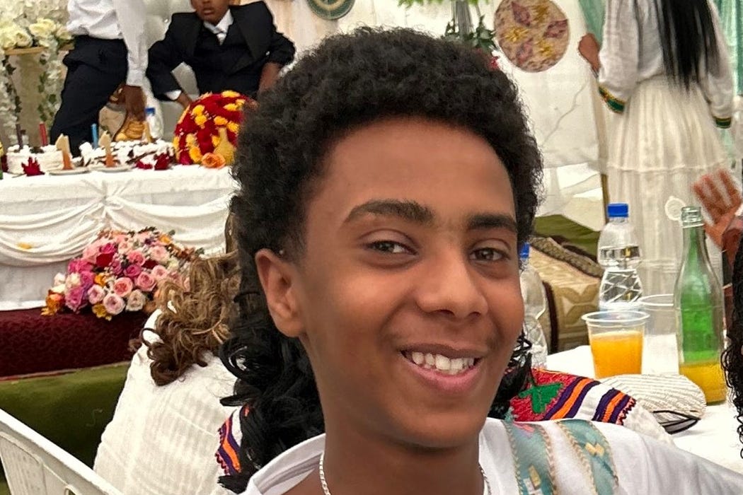 Amen Teklay, 15 who was found with fatal injuries on Clarendon Street in the west of Glasgow (Police Scotland/PA Wire)