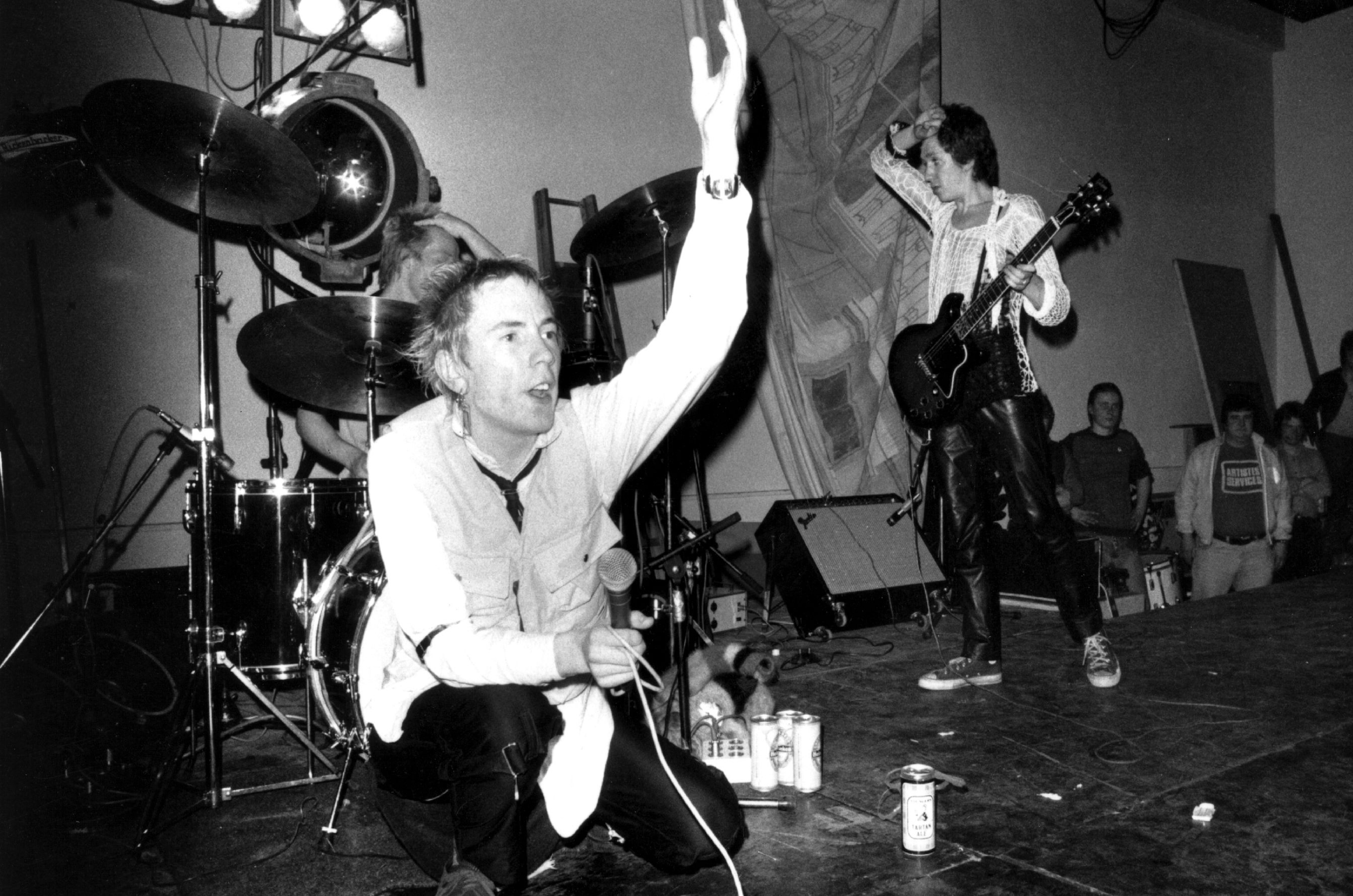 Steven Jones escaped with cymbals, microphones and speakers after sneaking into the Hammersmith Odeon