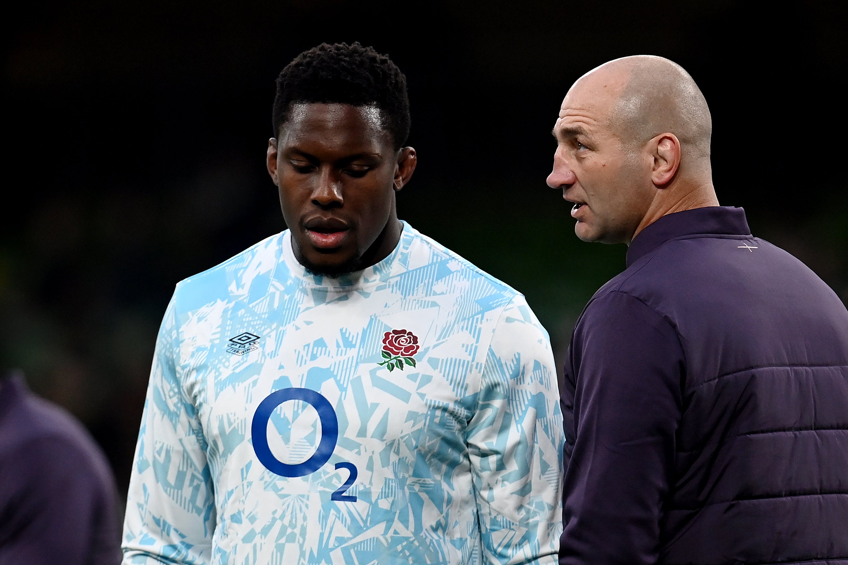 <p>Maro Itoje (left) has defended England head coach Steve Borthwick and his staff</p>