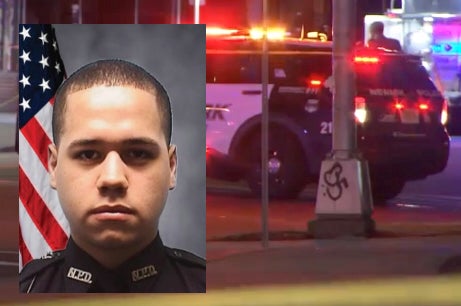 Newark Police Officer Joseph Azcona, 26, was killed on Friday night during a weapons investigation