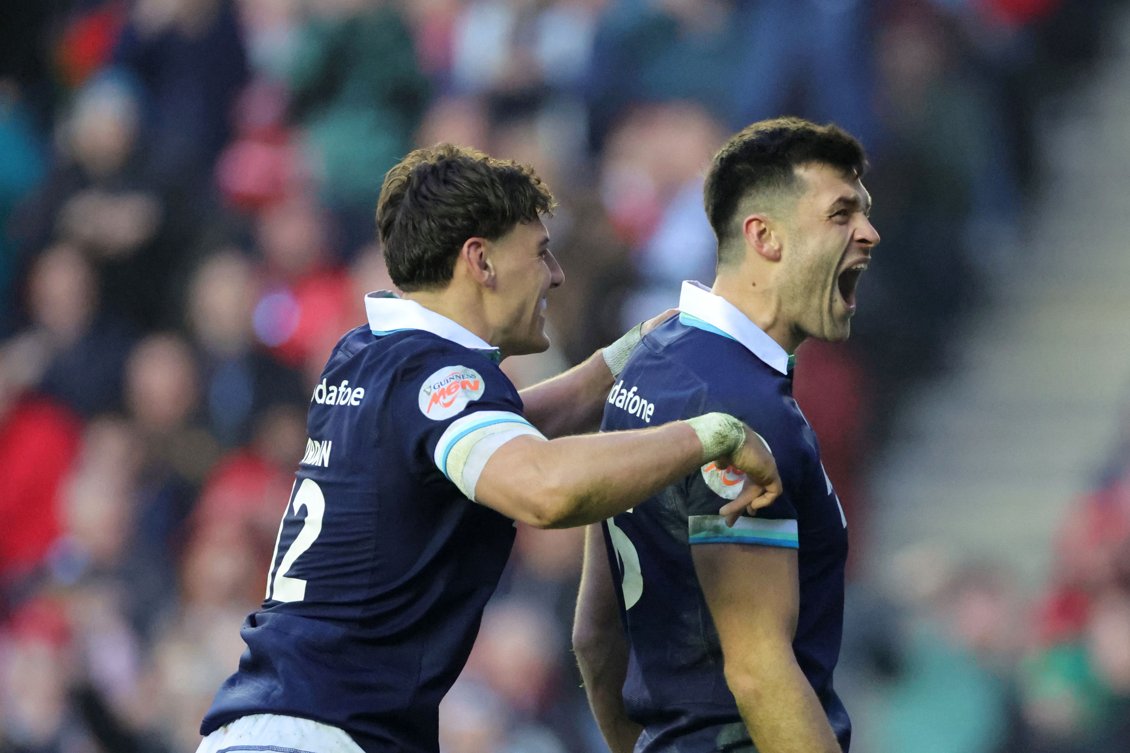 Tom Jordan and Blair Kinghorn both scored doubles