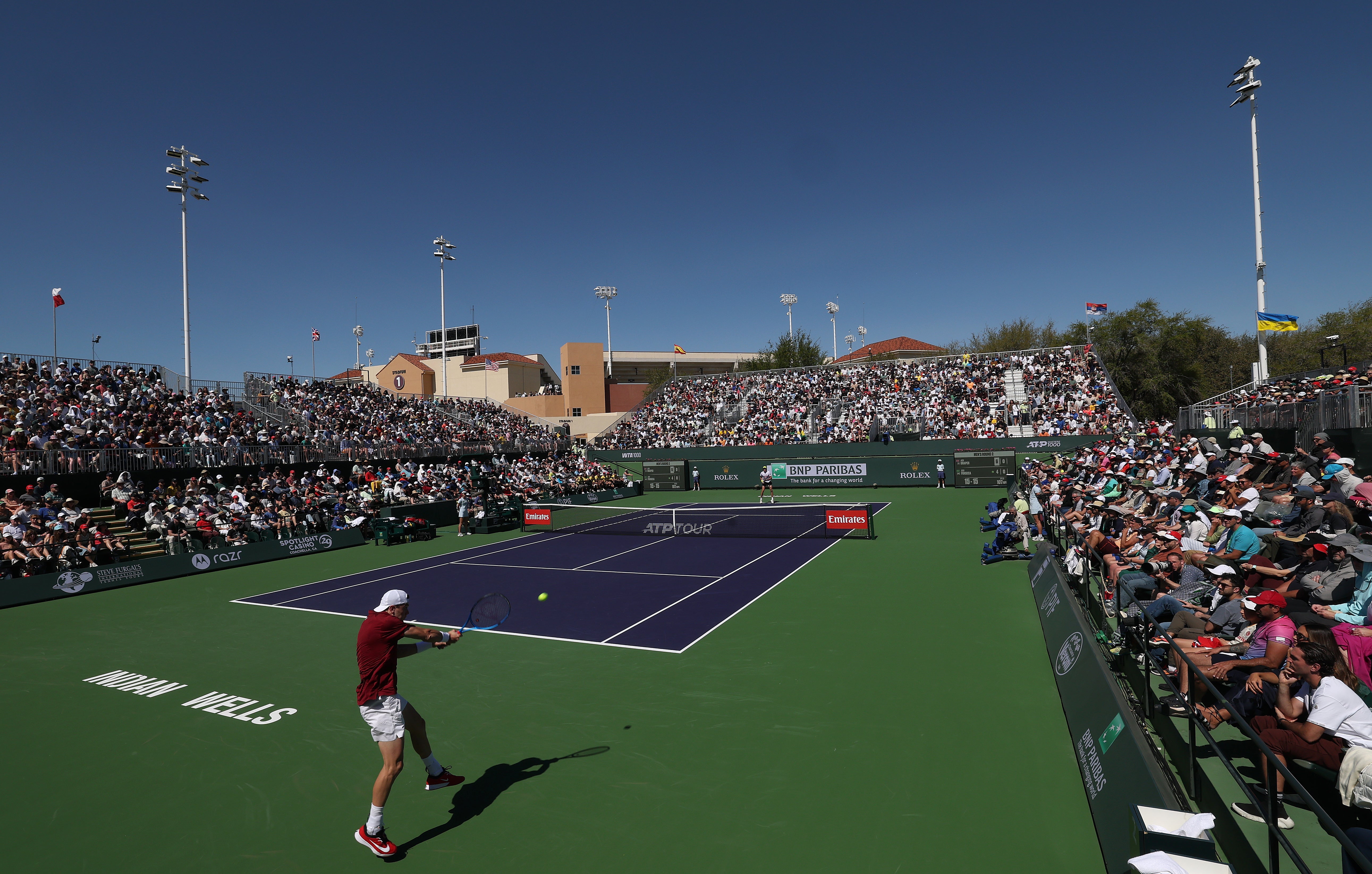 Joao Fonseca faded after a strong start against Jack Draper at a sun-kissed Indian Wells