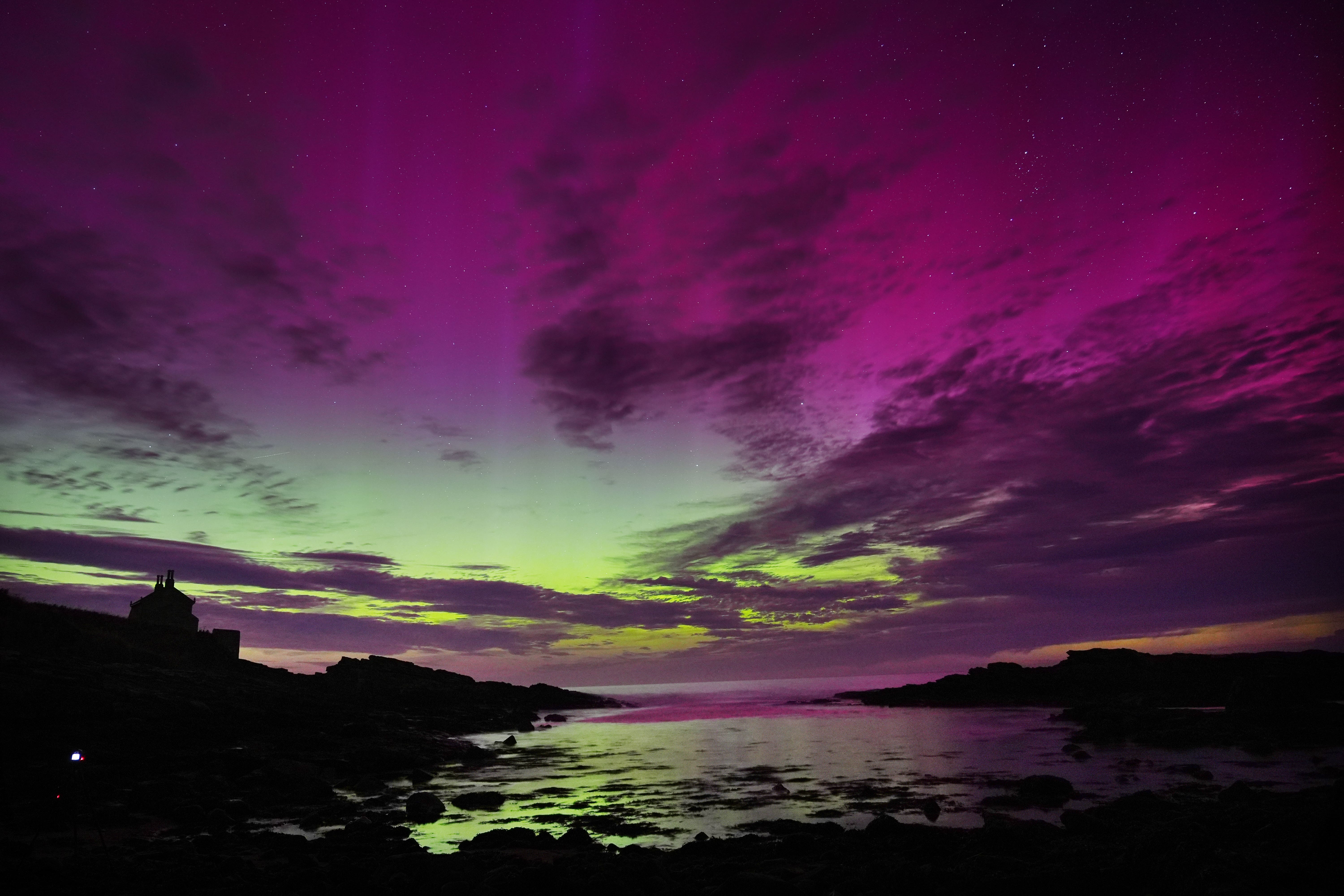 The aurora borealis is also known as the Northern Lights