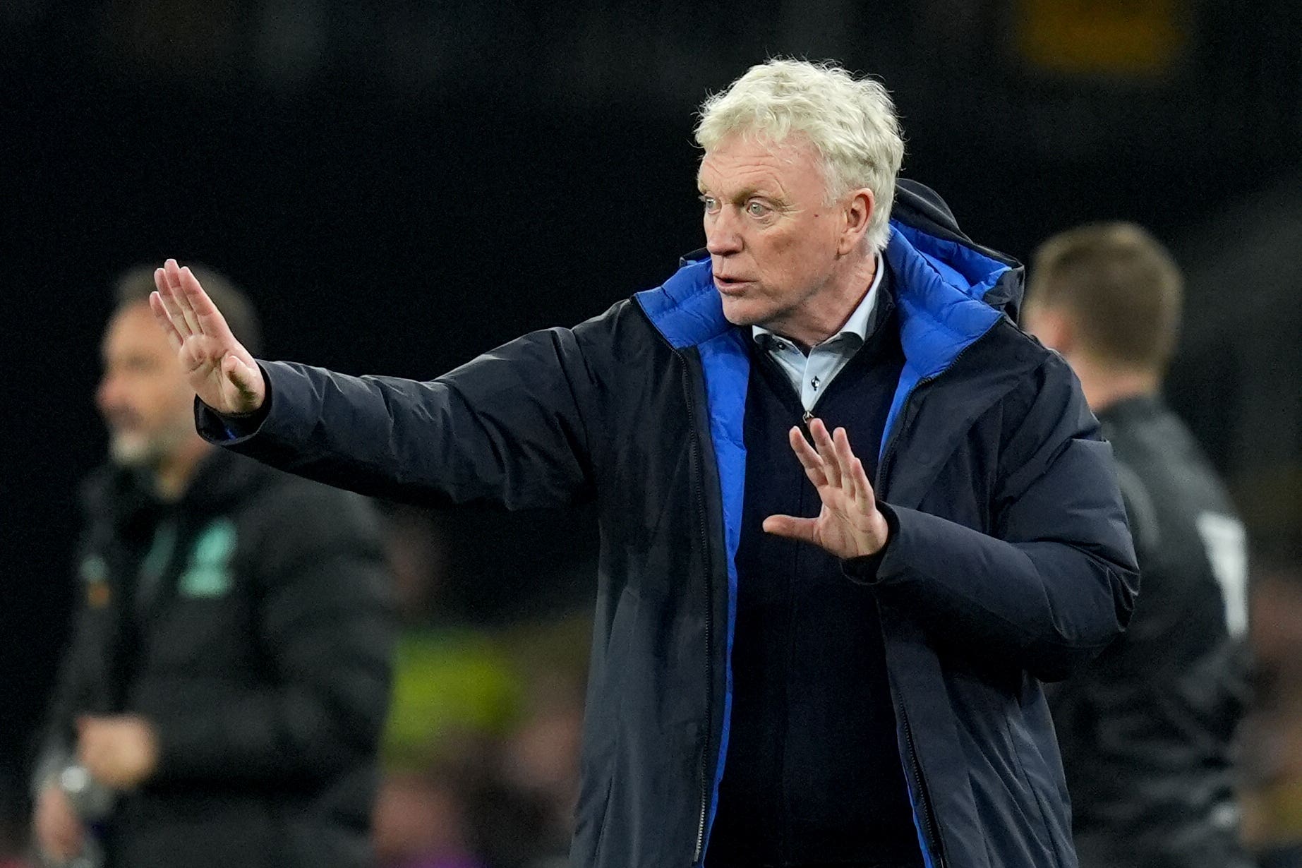 David Moyes thought Wolves were the better team in Everton’s 1-1 draw at Molineux (Jacob King/PA)