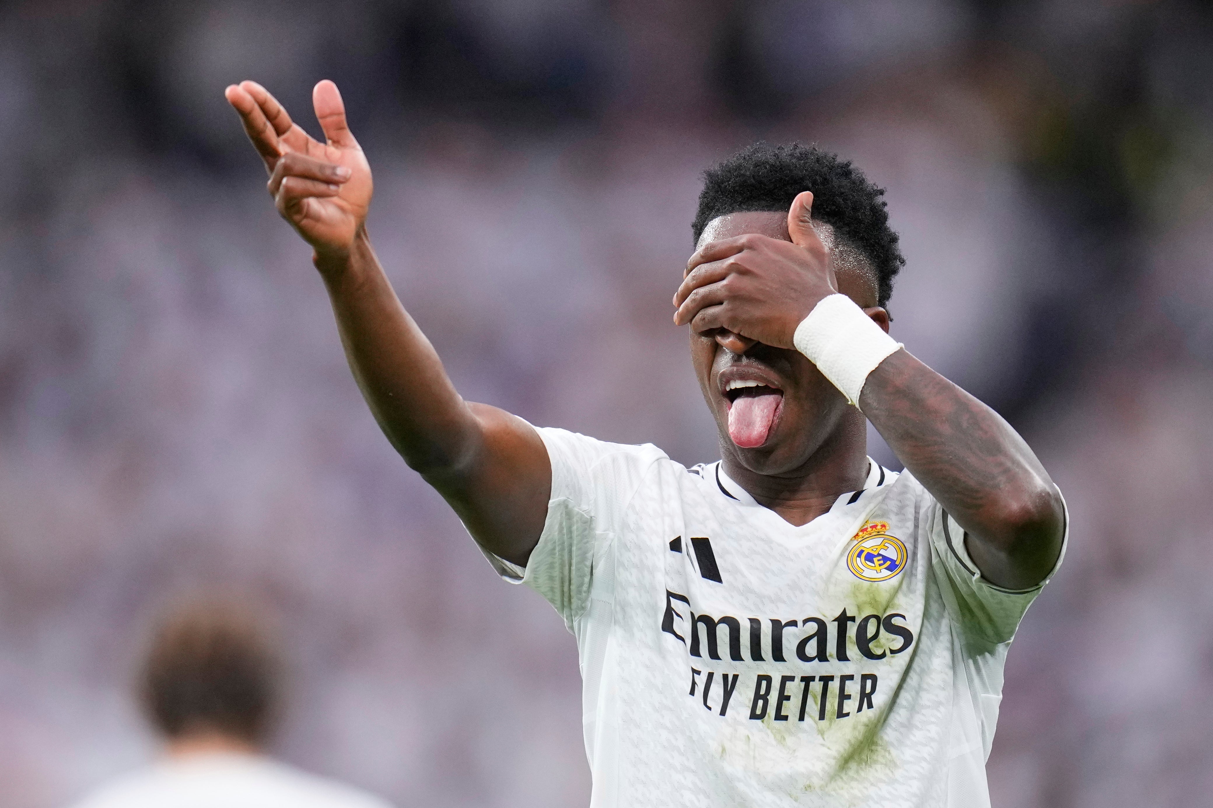 Vinicius Jr appeared to be subjected to racist abuse in Real's 2-0 win away to Real Valladolid back in December 2022