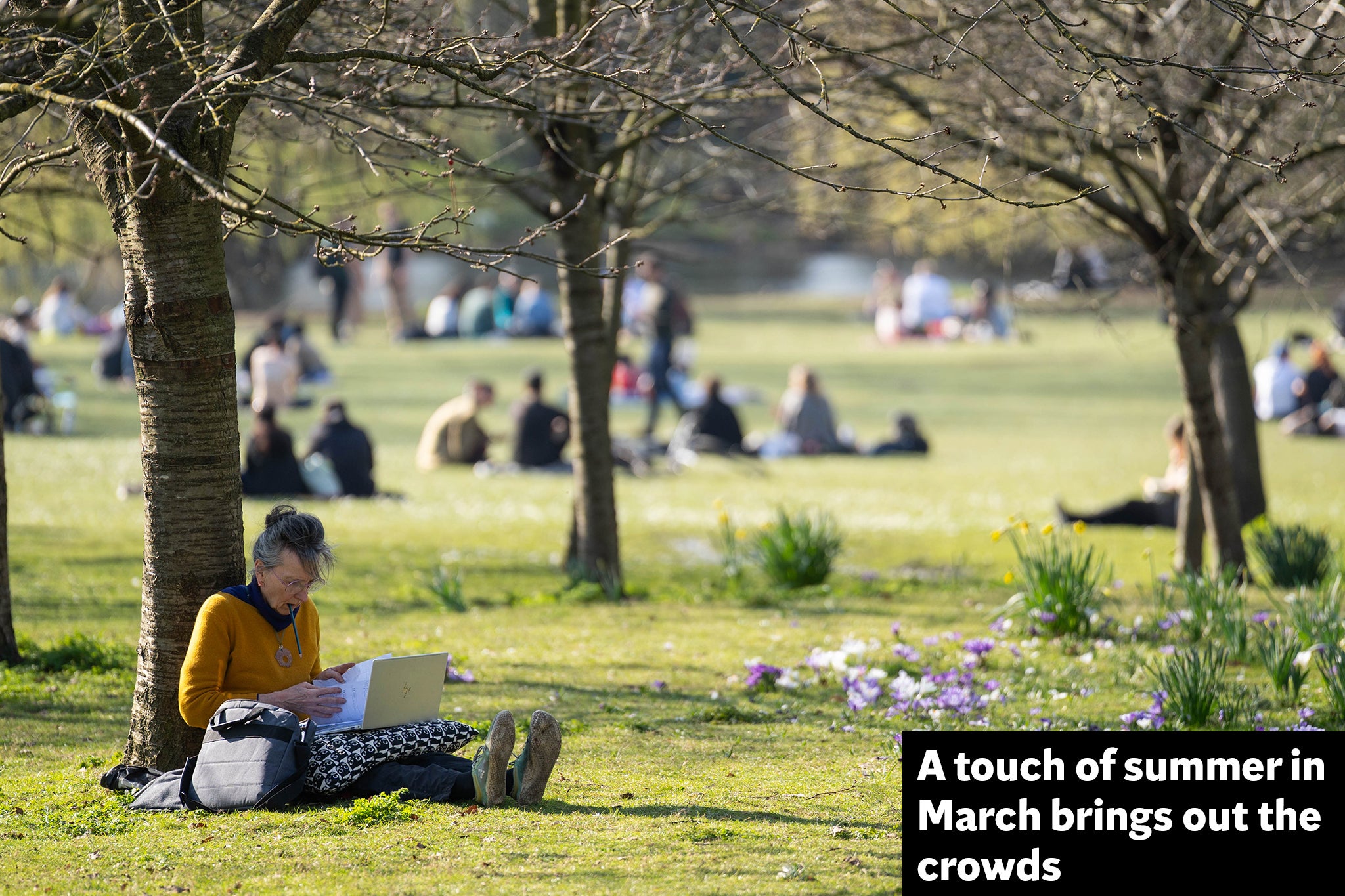 The UK recorded the warmest day of the year on Sunday