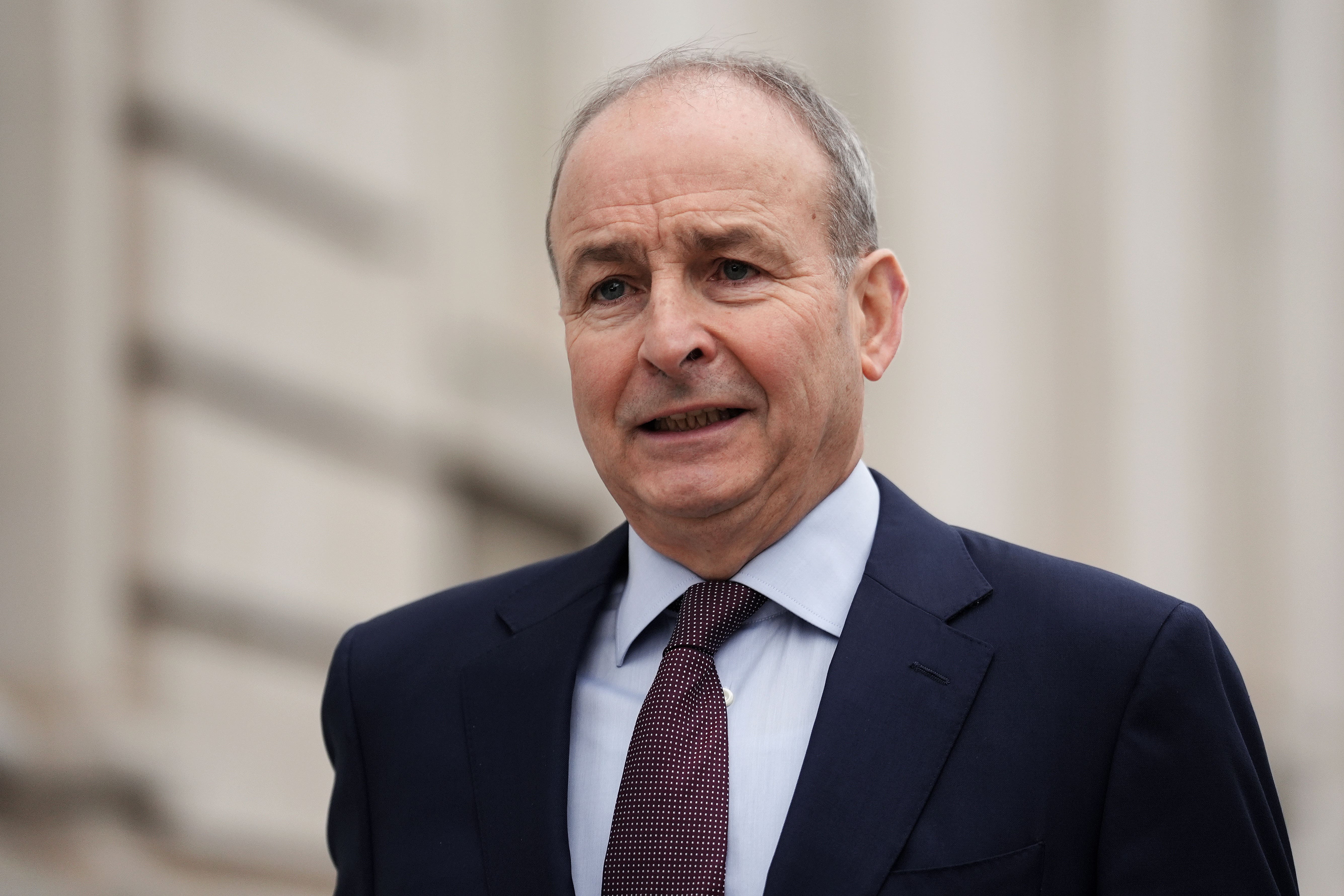 Micheal Martin will visit Austin, Texas, before heading to Washington DC for the traditional St Patrick’s Day celebrations (Brian Lawless/PA)