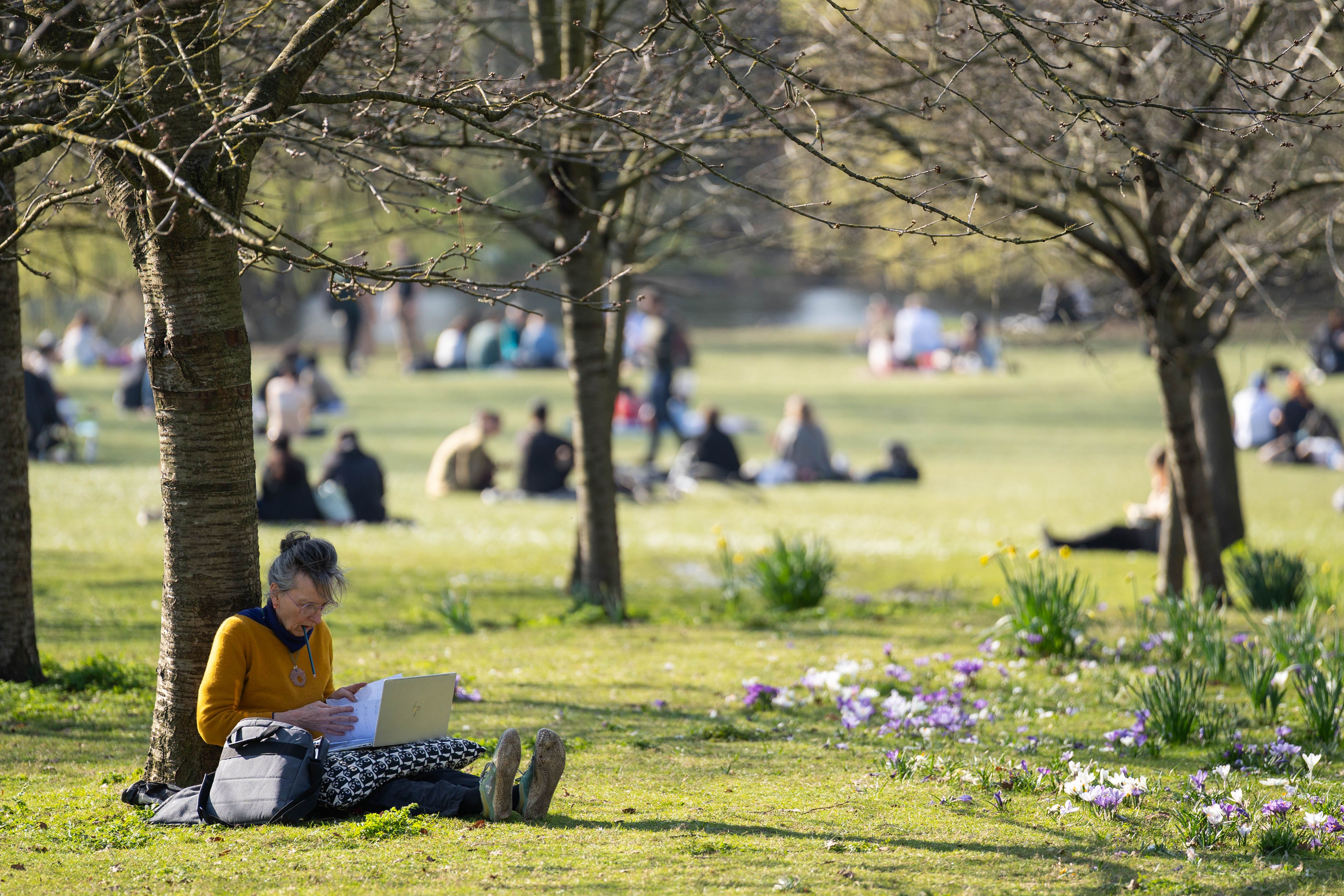 The UK recorded the warmest day of the year twice this weekend (PA)